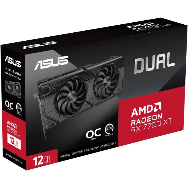 Kartelë Grafike AMD RX 7700 XT 12GB ASUS Dual Radeon OC GDDR6 - Figura 4