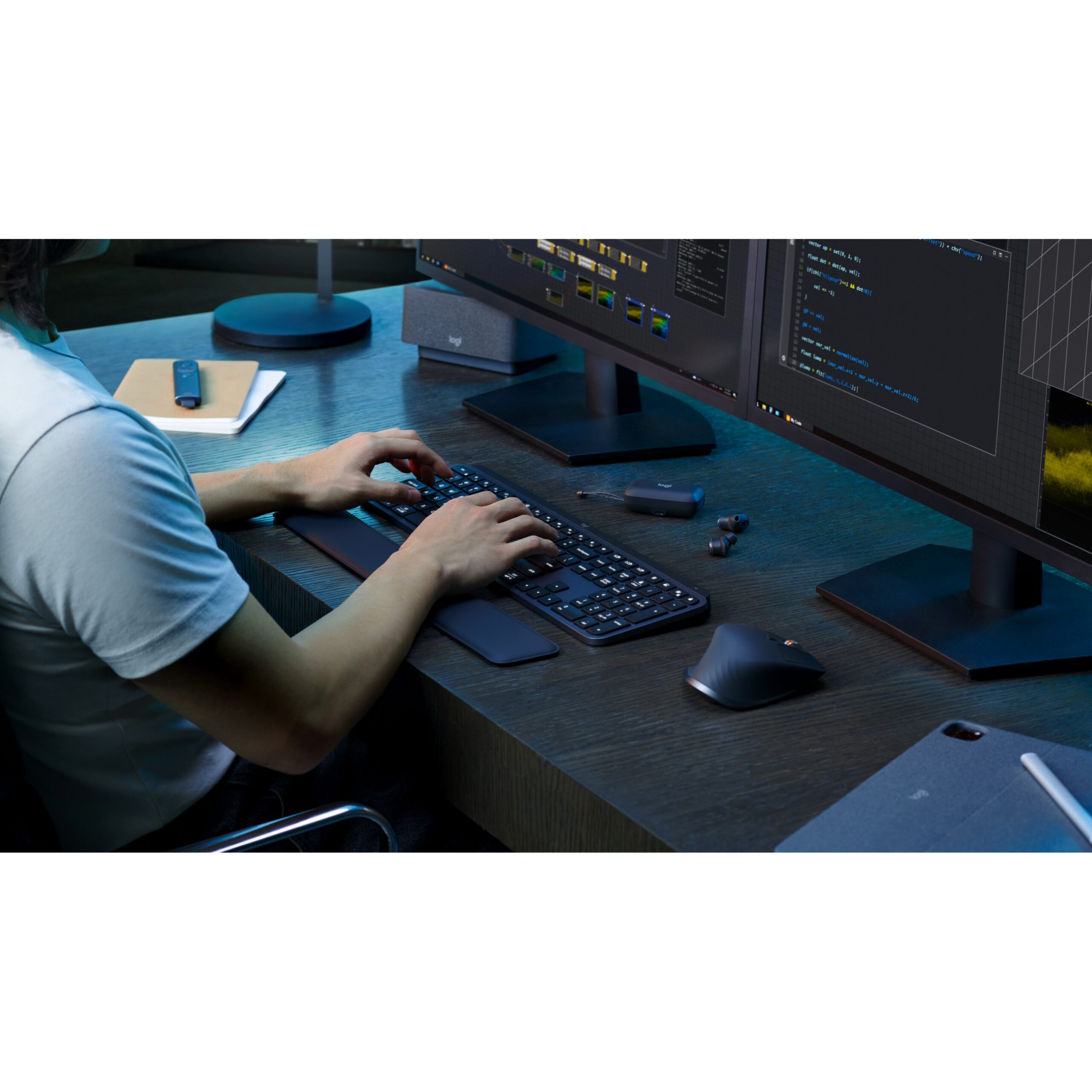Combo Tastierë & Maus Logitech MX Keys S Combo QWERTZ DE / e zezë - Figura 5