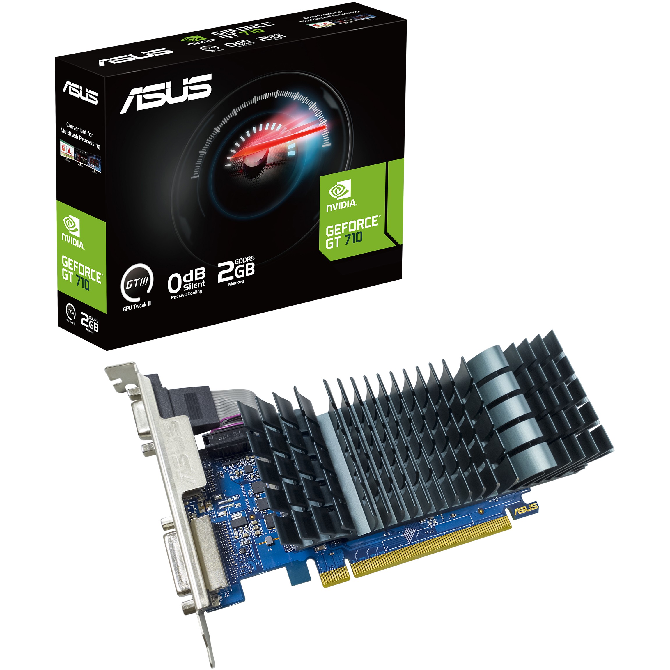 Kartelë grafike GeForce NVIDIA GT 710 2GB GDDR5 Asus Evo LP - Figura 4