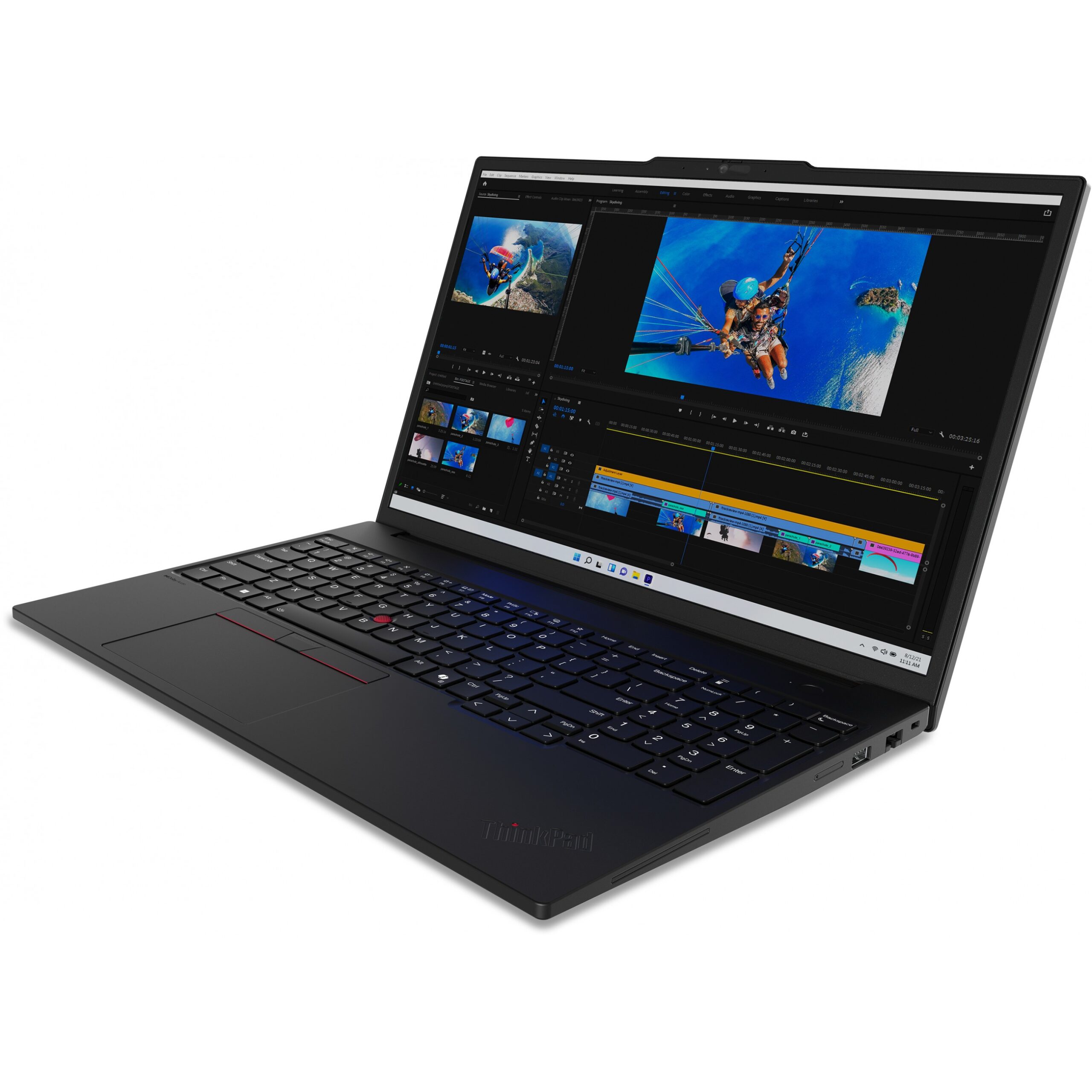 Laptop Lenovo ThinkPad P16s G3 21KS / Ultra 7 155H / 32GB DDR5 / 1TB / 16" WUXGA IPS / RTX A500 Ada 4GB / DE / e zezë - Figura 5