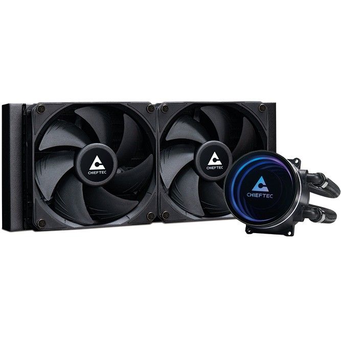 Ftohës për Procesor K Cooler Water Cooling Chieftec Iceberg 240 DARK multi Cooler | 1700| 1200| 1150| 1151| 1155| 1156| 1200| AM5/4/3+/2+/2