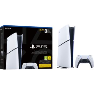 PS5 Sony PlayStation 5 Slim Digital Edition, i bardhë