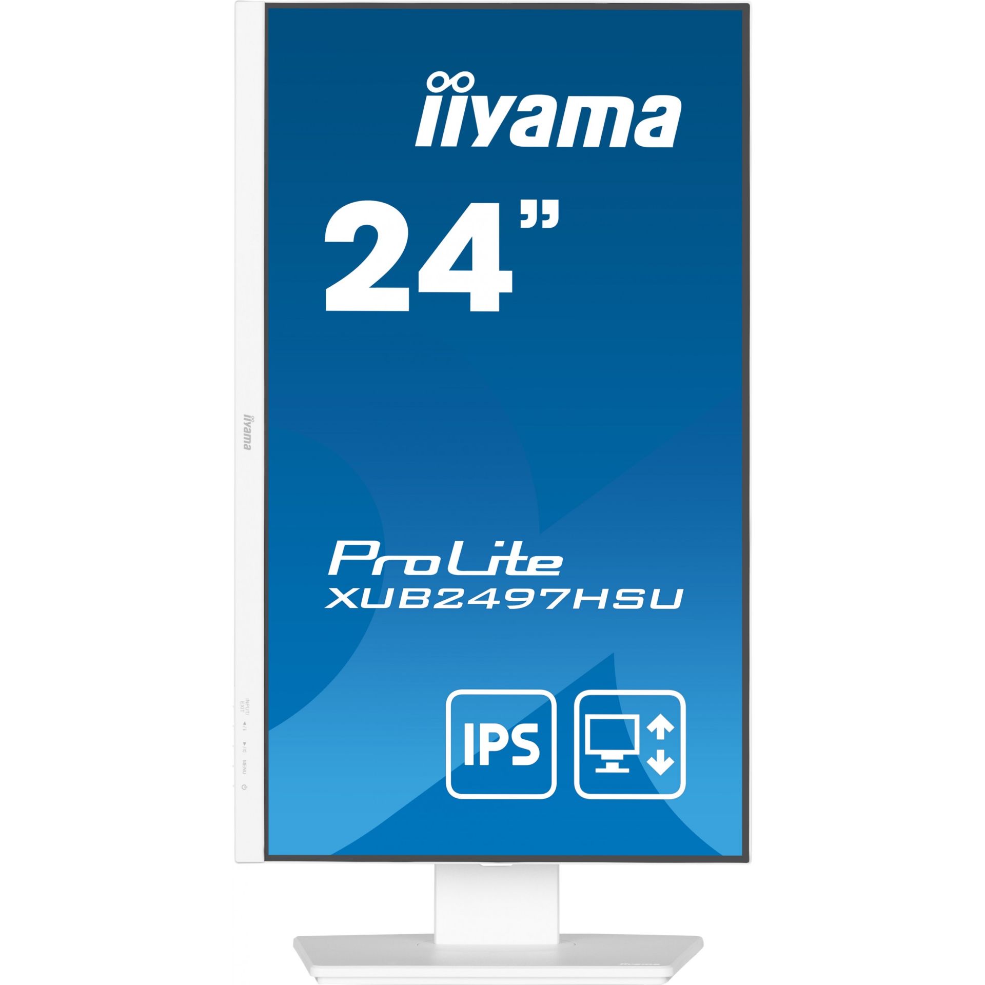 Monitor IIYAMA XUB2497HSU-W2 / 23.8″ / 1920×1080 / 100Hz / IPS / I bardhë - Figura 2
