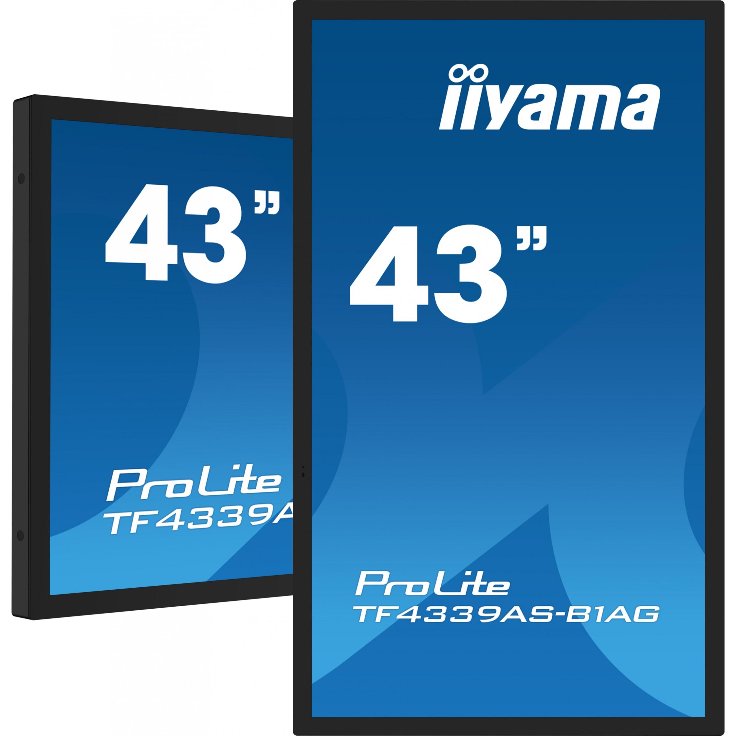 Monitor iiyama TF4339AS-B1AG / 43″ / 4K UHD IPS LED Touch / 60Hz / 8ms / HDMI + DP + USB / E zezë