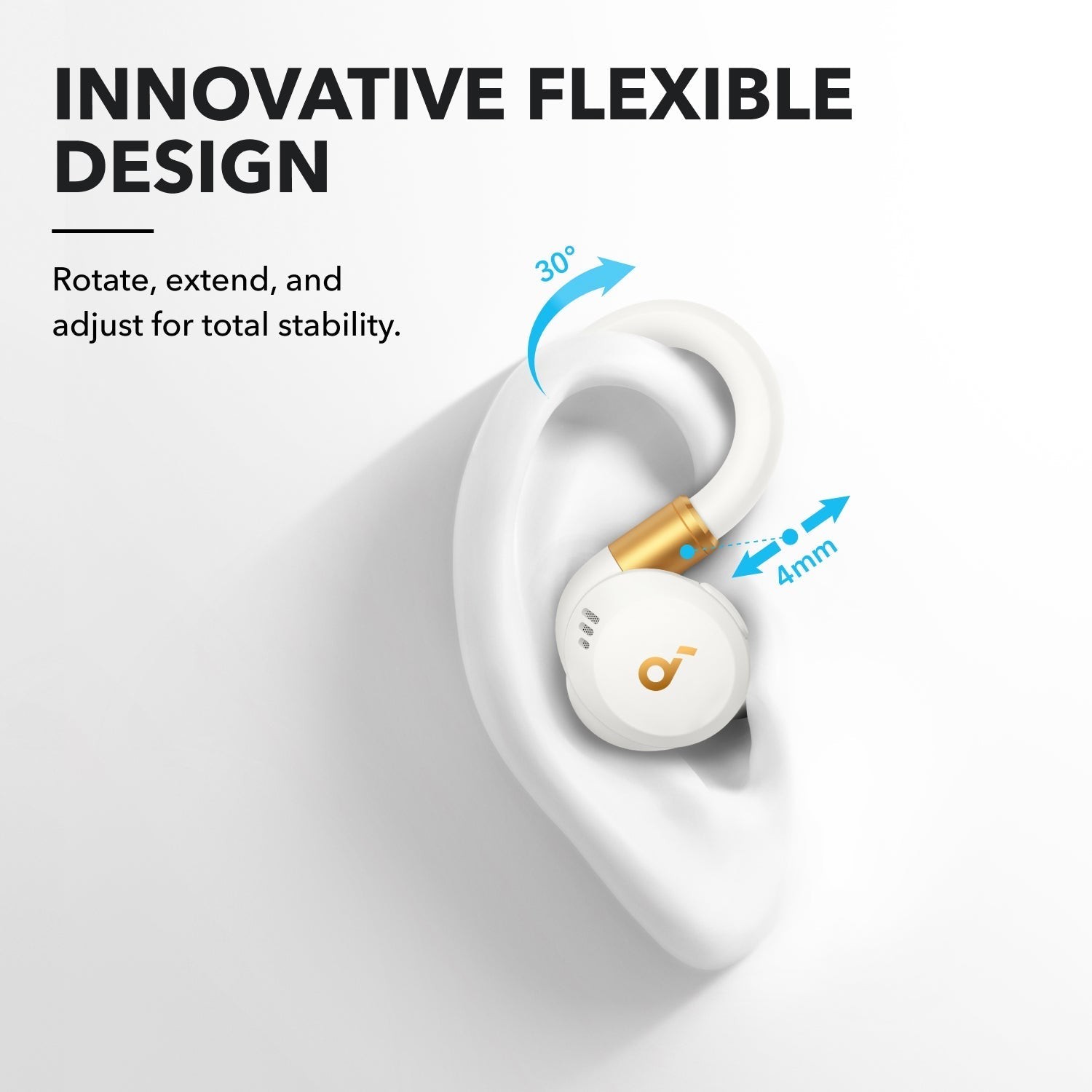 Kufje Anker Soundcore Sport X20, të bardha - Figura 2