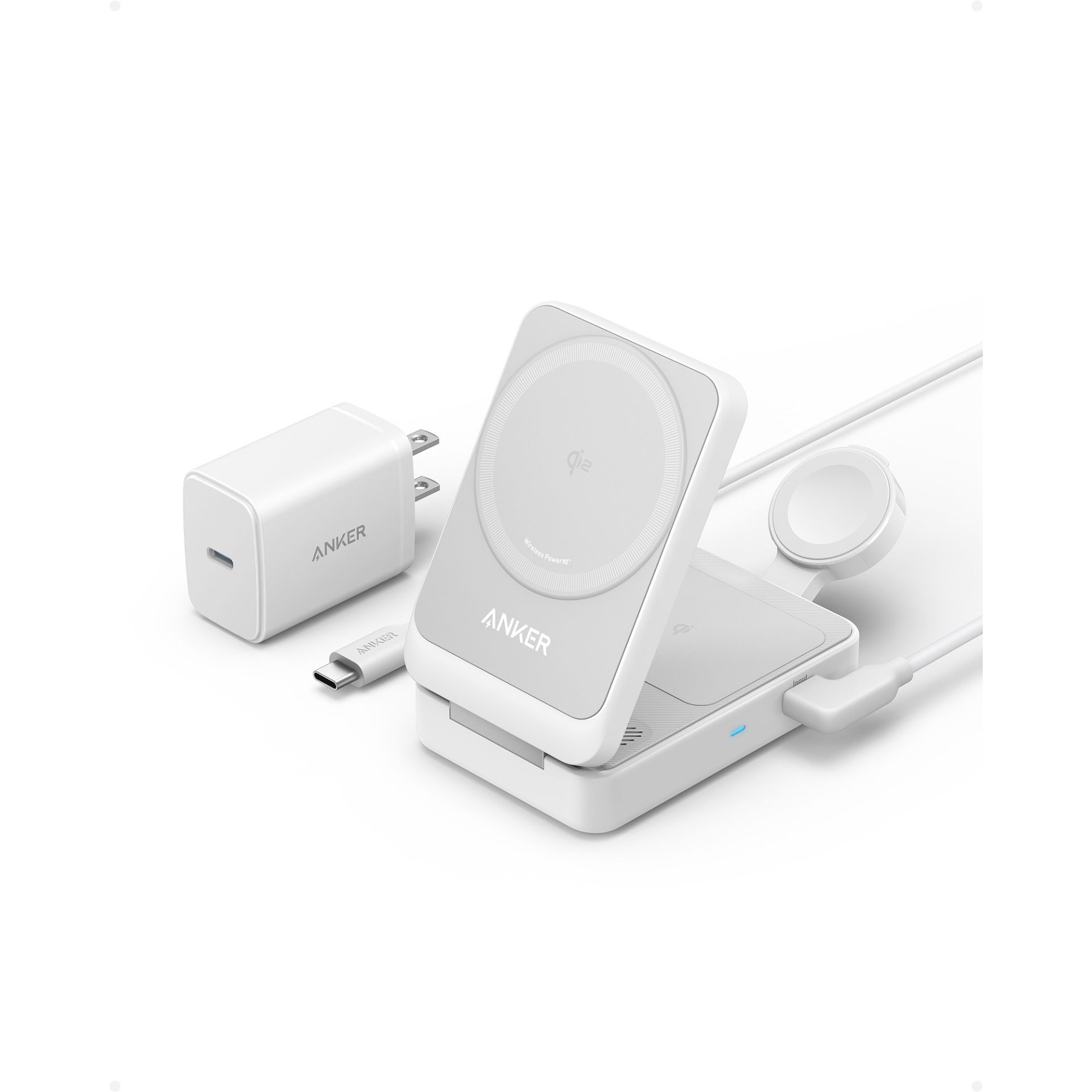 Aksesorë për telefon Anker MagGo Wireless Charger 15W 3-in-1 Charging Station - Figura 2