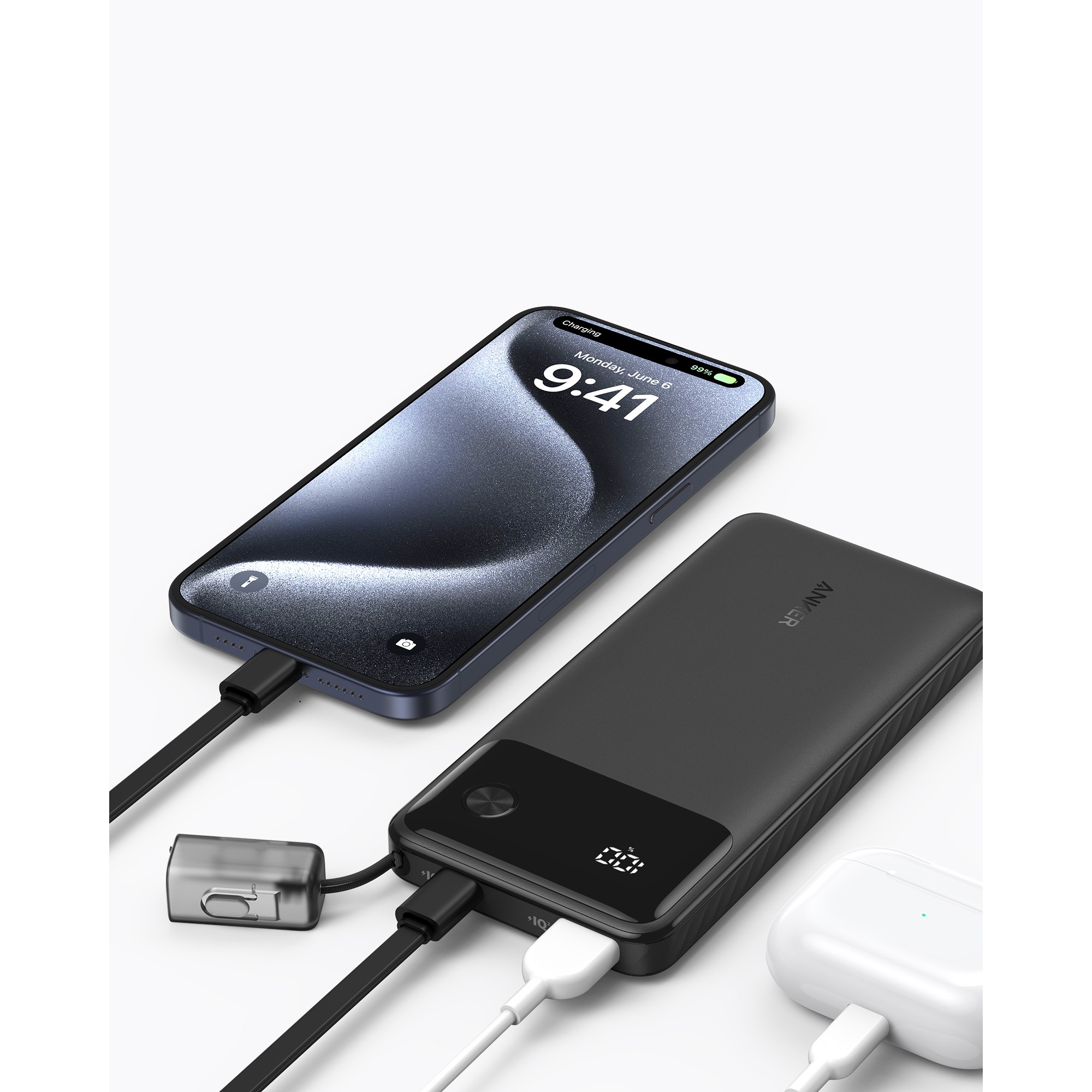 Power Bank Anker 10.000 mAh 22.5W 1x USB-A 1x USB-C black - Figura 4