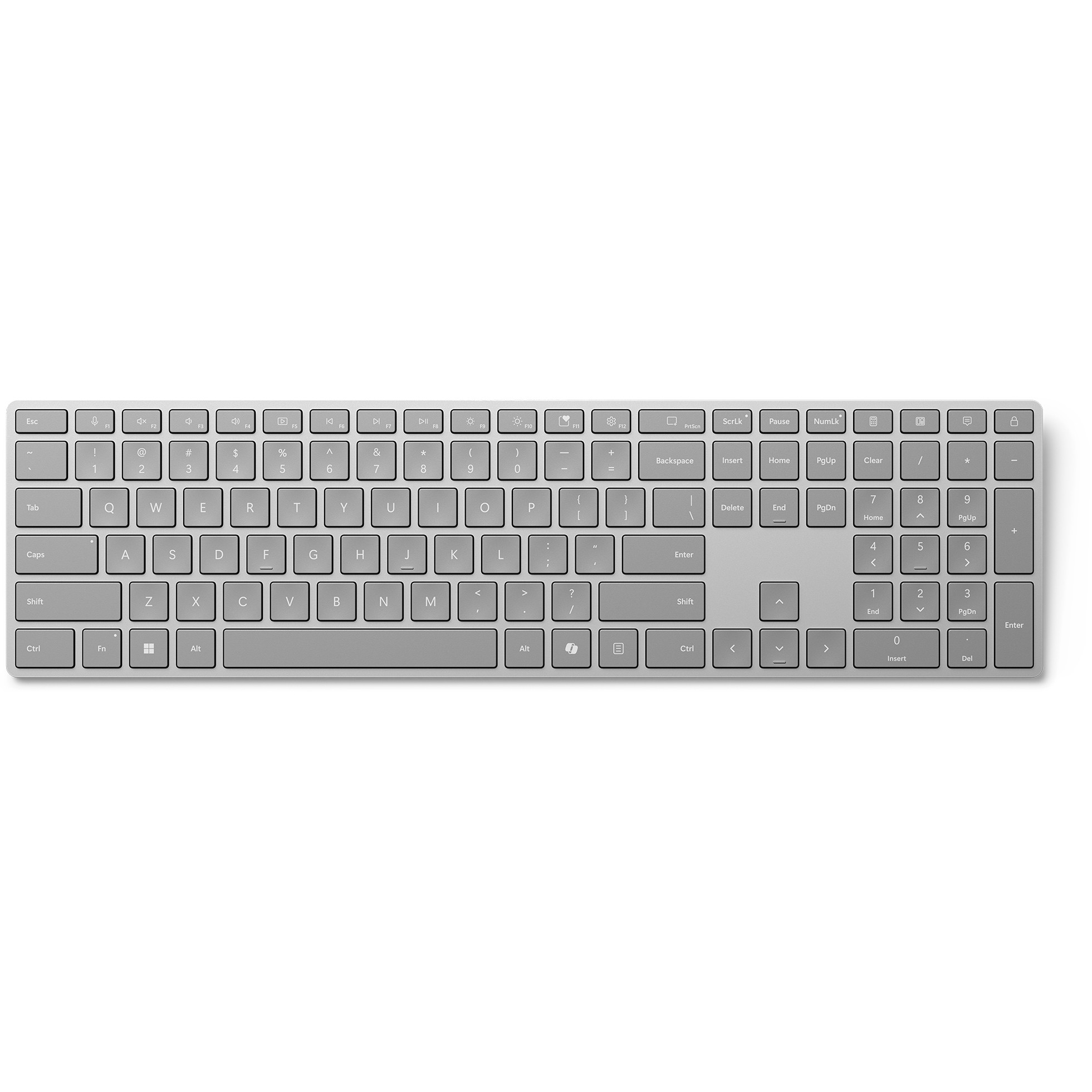 Tastierë pa kabllo Microsoft Surface Keyboard Bluetooth QWERTZ – Gri