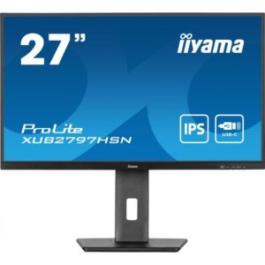 Monitor iiyama ProLite XUB2797HSN-B2 / 27″ / Full HD IPS LED / 100Hz / 1ms / USB-C + HDMI + DP - Zezë