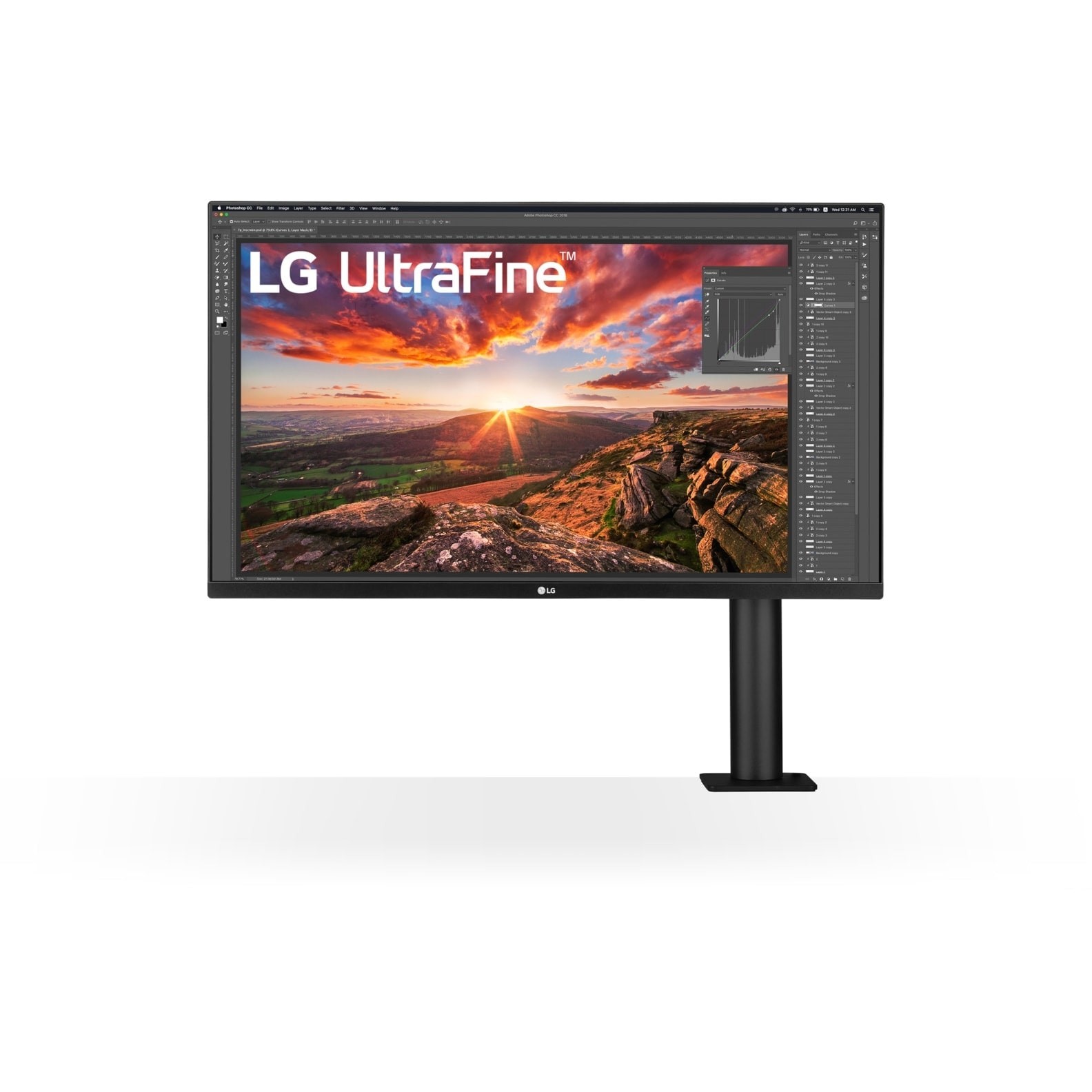 Monitor LG UltraFine Ergo 32UN880K-B 16:9 4K UHD IPS 83.3cm/32" (3840x2160)