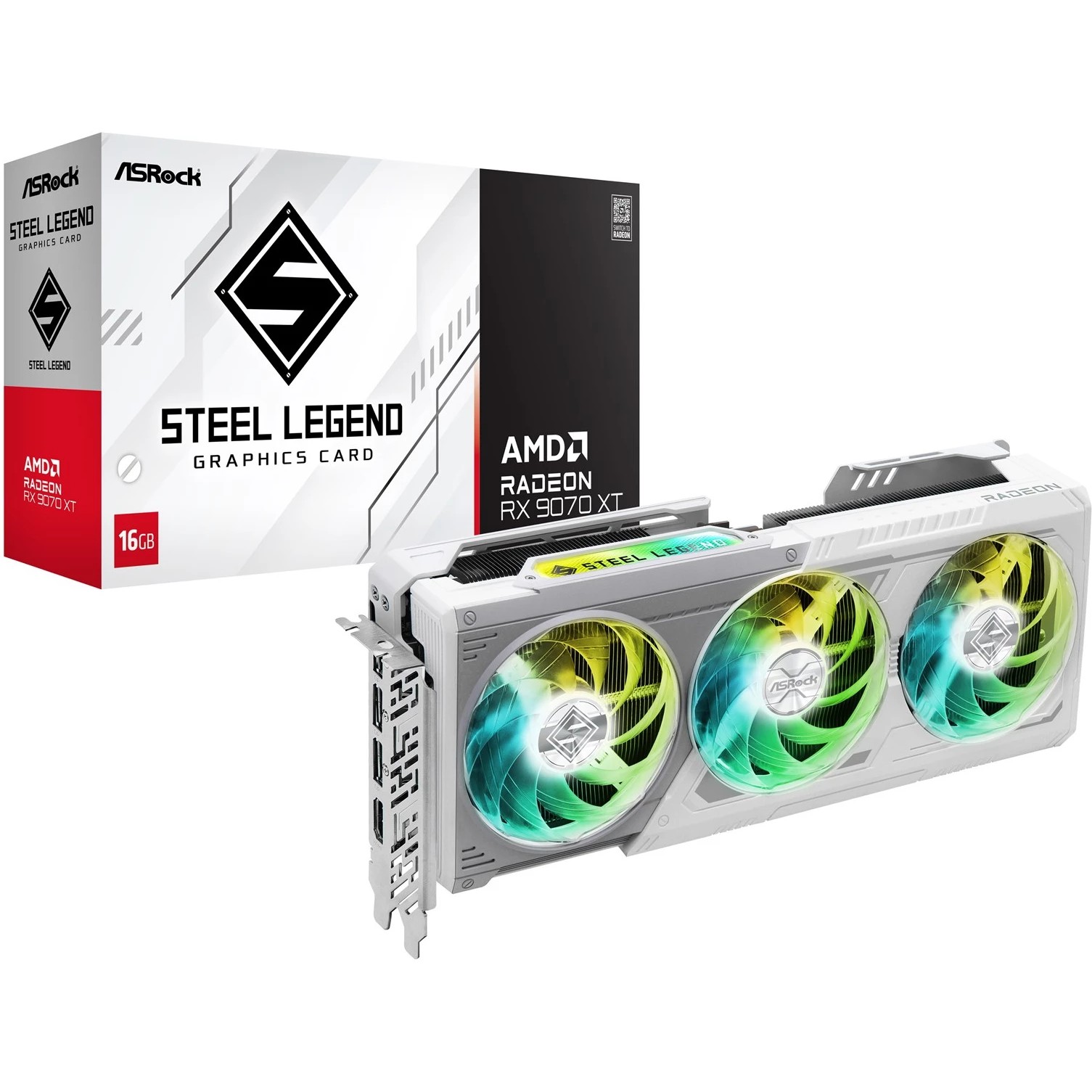 Kartelë grafike ASRock Radeon Steel Legend RX 9070XT 16GB GDDR6