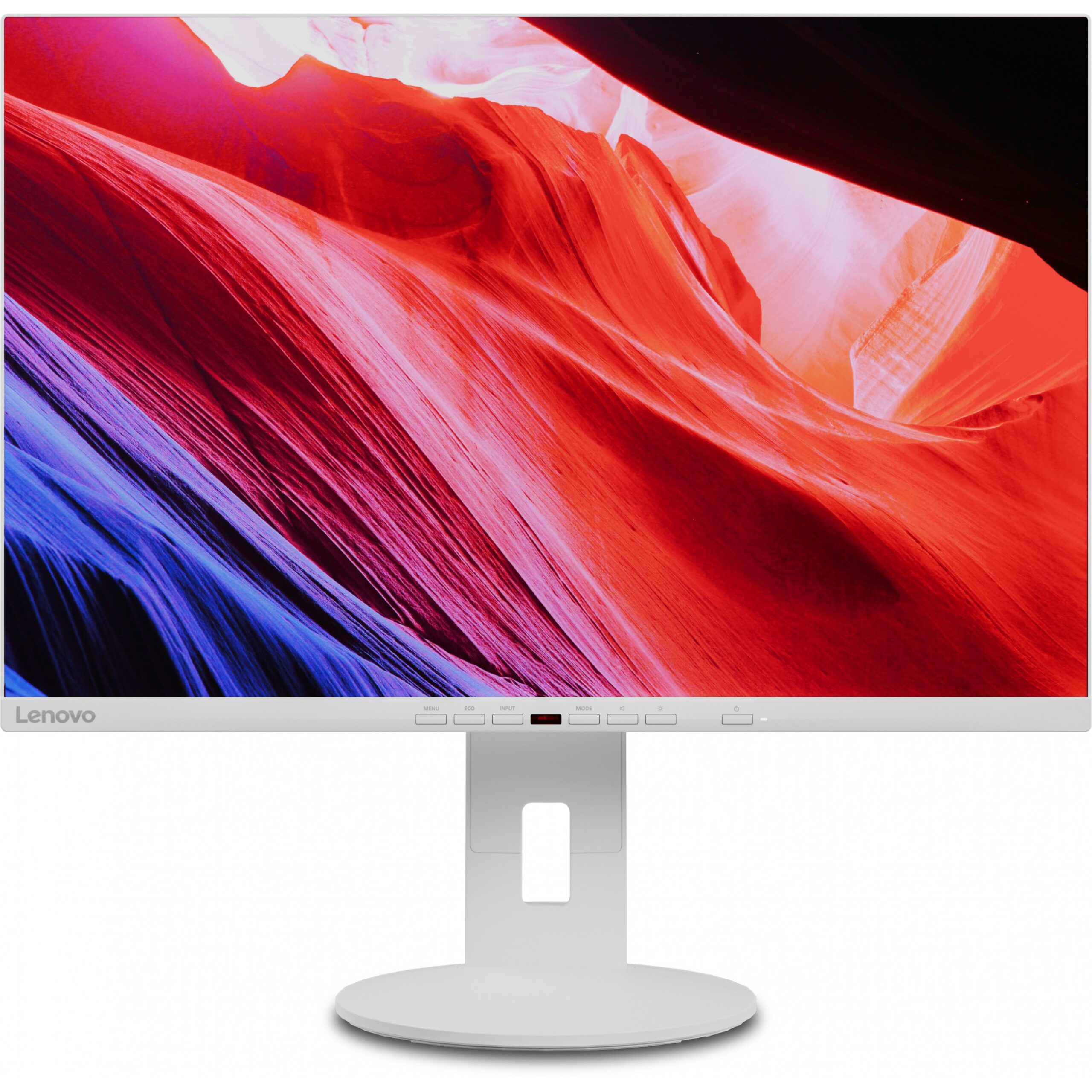 Monitor Lenovo C24d-20 / 23.8″ / WUXGA IPS LED / 60Hz / 7ms / USB-C + HDMI + DVI + VGA + DP - Bardhë