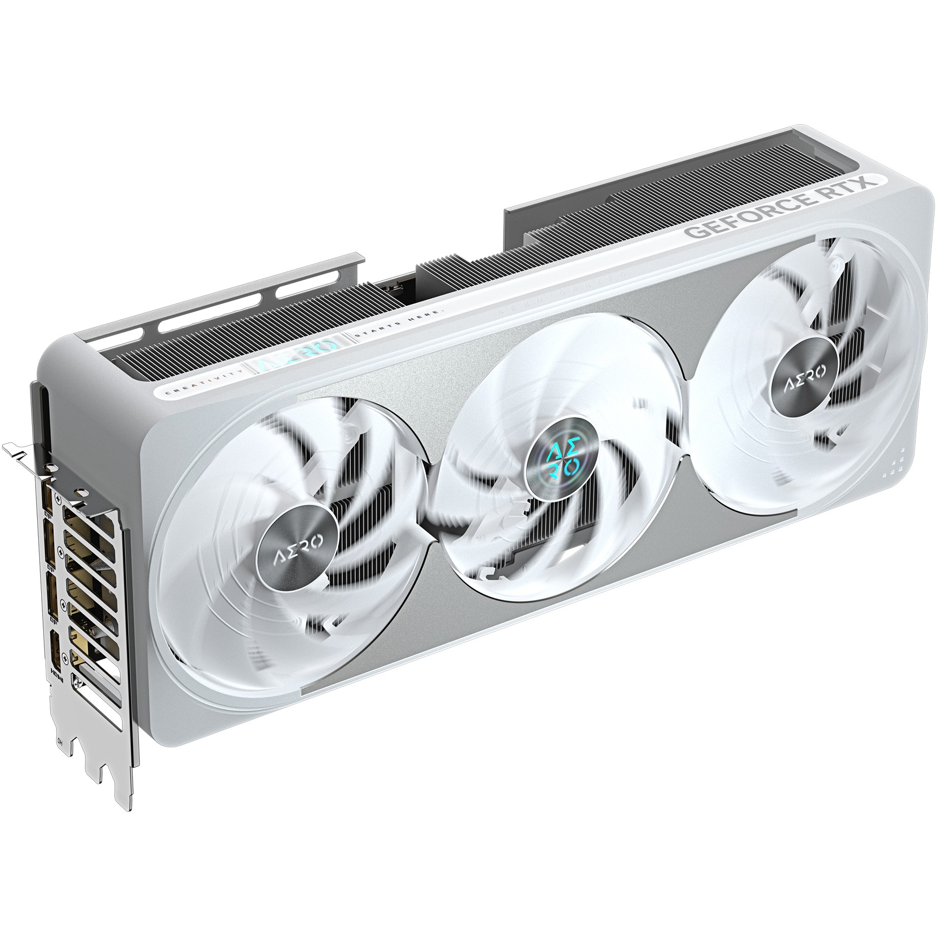 Kartelë Grafike Nvidia RTX 5070 Ti 16GB Gigabyte Aero OC GDDR7 3 Fan white - Figura 5