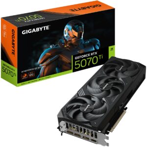 Kartelë Grafike Nvidia RTX 5070 Ti 16GB GDDR7 Gigabyte Windforce OC SFF 3Fan