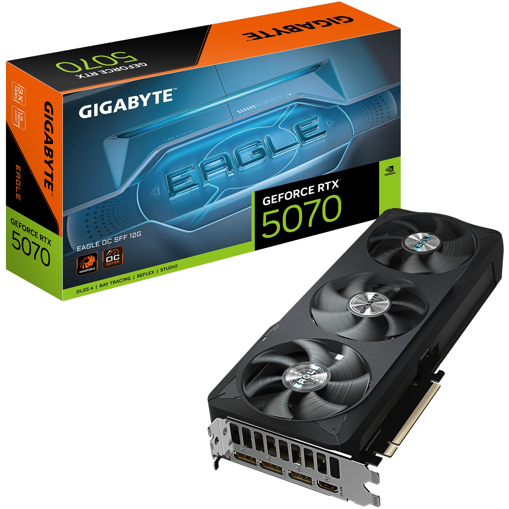Kartelë Grafike RTX 5070 12GB Gigabyte Eagle OC SFF GDDR7
