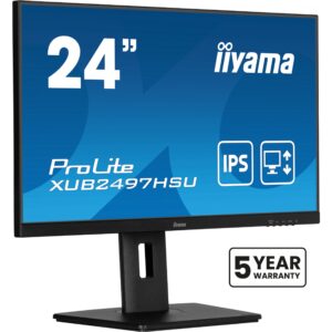 Monitor iiyama ProLite XUB2497HSU-B2 / 23.8″ / Full HD IPS LED / 100Hz / 1ms / HDMI + DP + USB - Zezë