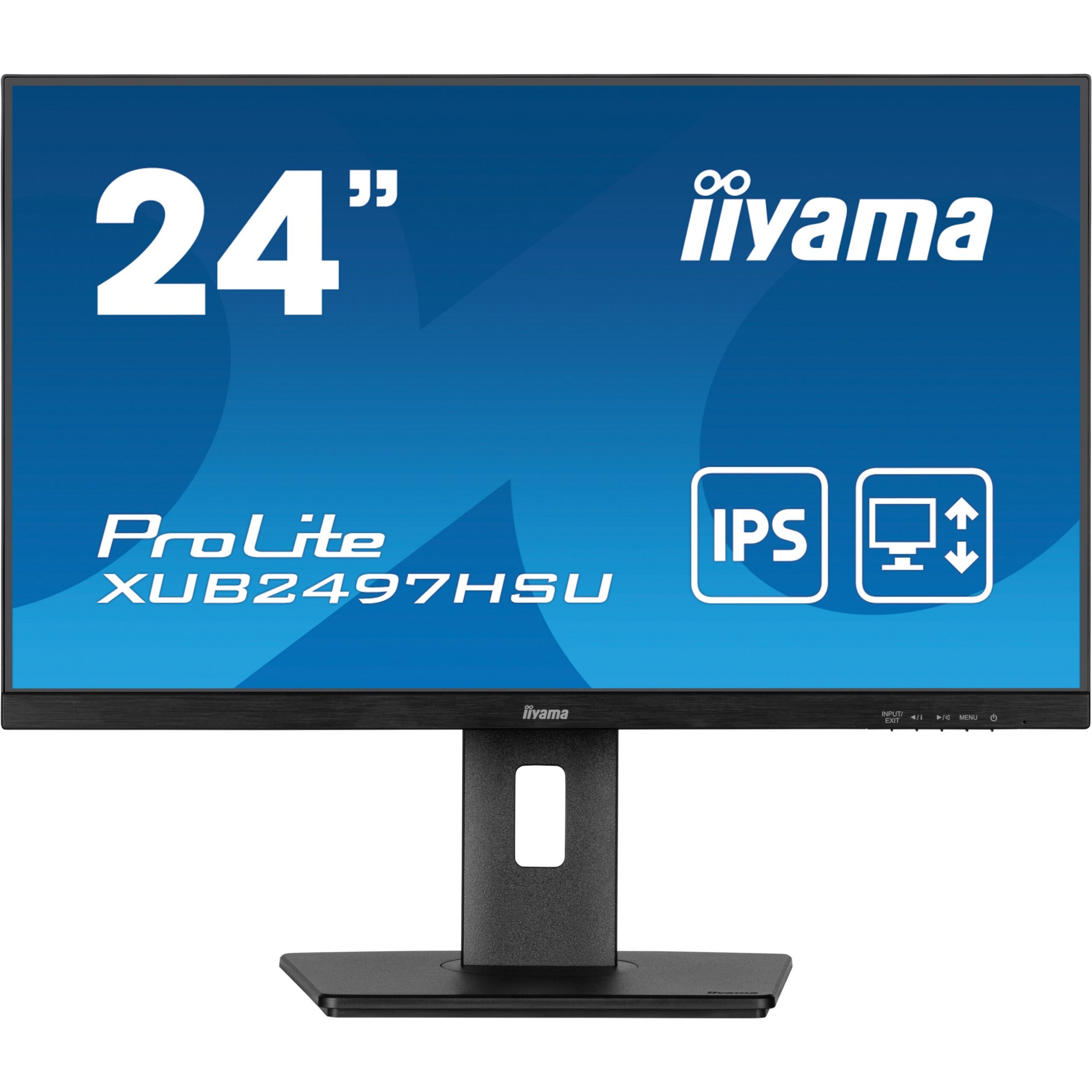 Monitor iiyama ProLite XUB2497HSU-B2 / 23.8″ / Full HD IPS LED / 100Hz / 1ms / HDMI + DP + USB - Zezë - Figura 2