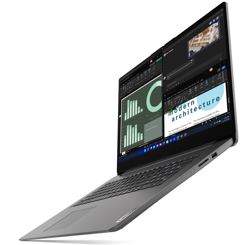 Laptop Lenovo V17 G4 IRU / i5-13420H / 16GB DDR4 / 512GB / 17.3" Full HD IPS / Intel UHD Graphics / DE / Gri - Figura 4