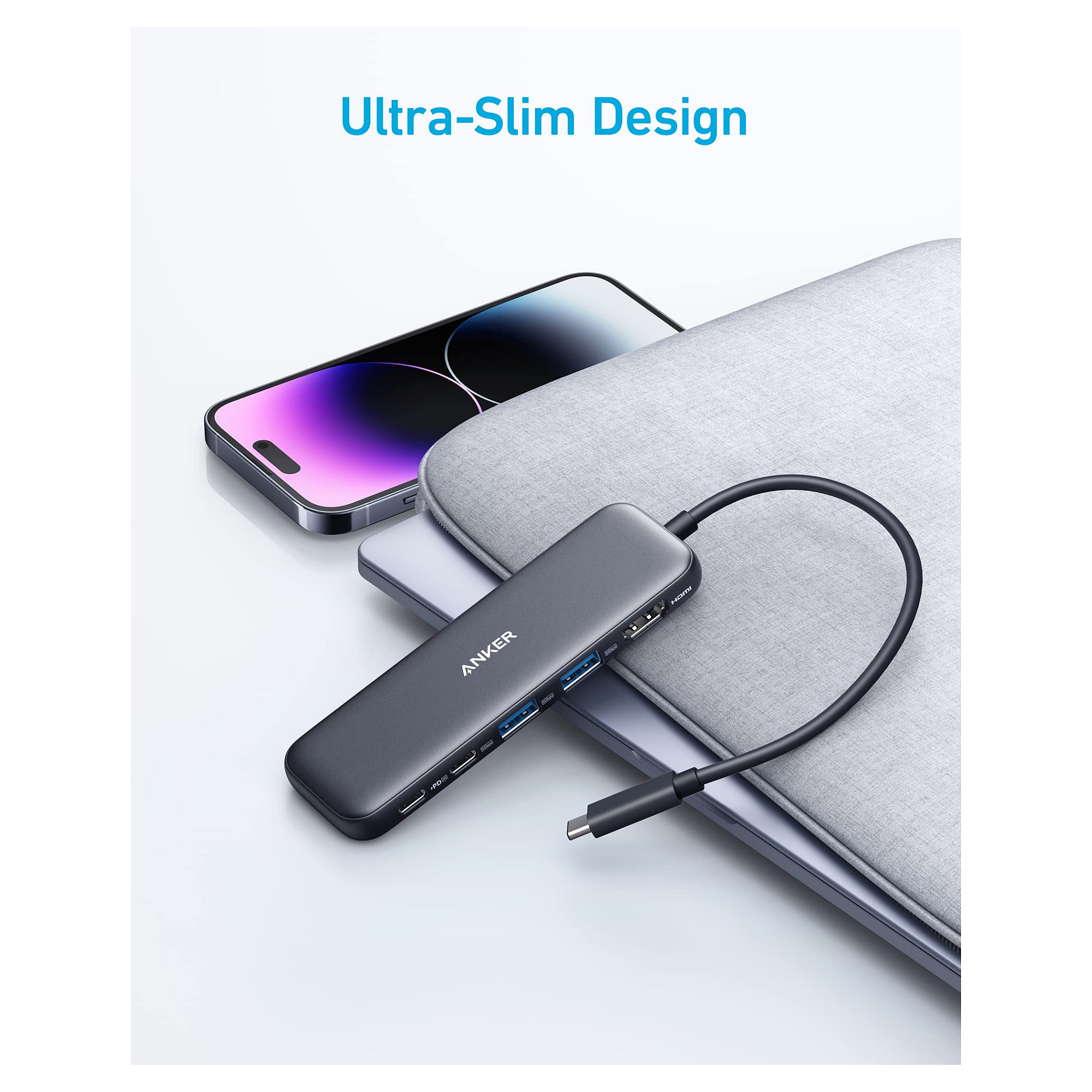 HUB Anker / HDMI+USB‑A+USB‑C / PD 100W – Zezë - Figura 5