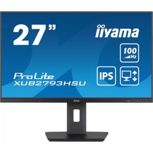 Monitor iiyama ProLite XUB2793HSU-B7 / 27”/ Full HD IPS / LED / 100Hz / 1ms / USB + HDMI + DisplayPort + HDCP - Zezë