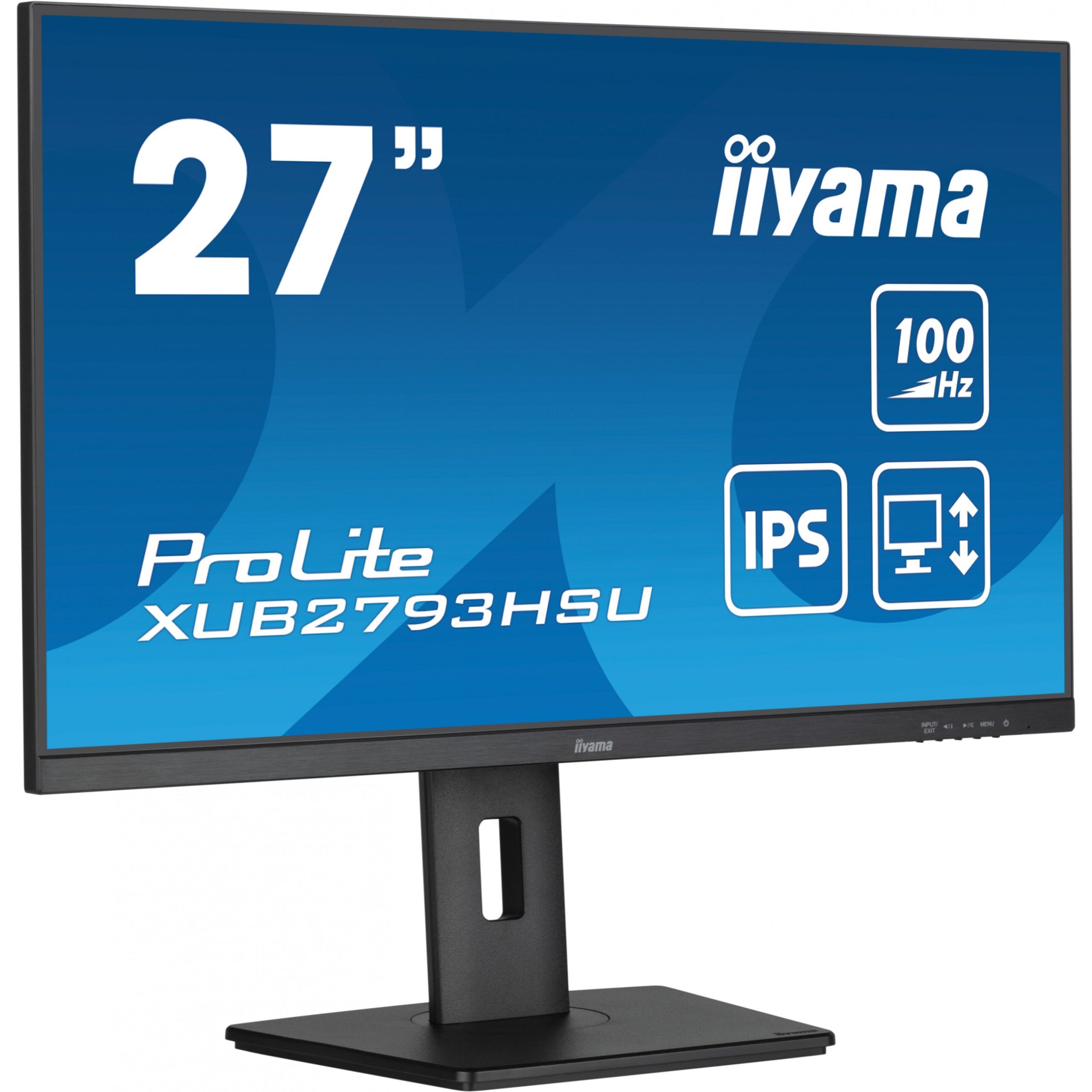 Monitor iiyama ProLite XUB2793HSU-B7 / 27”/ Full HD IPS / LED / 100Hz / 1ms / USB + HDMI + DisplayPort + HDCP - Zezë - Figura 4