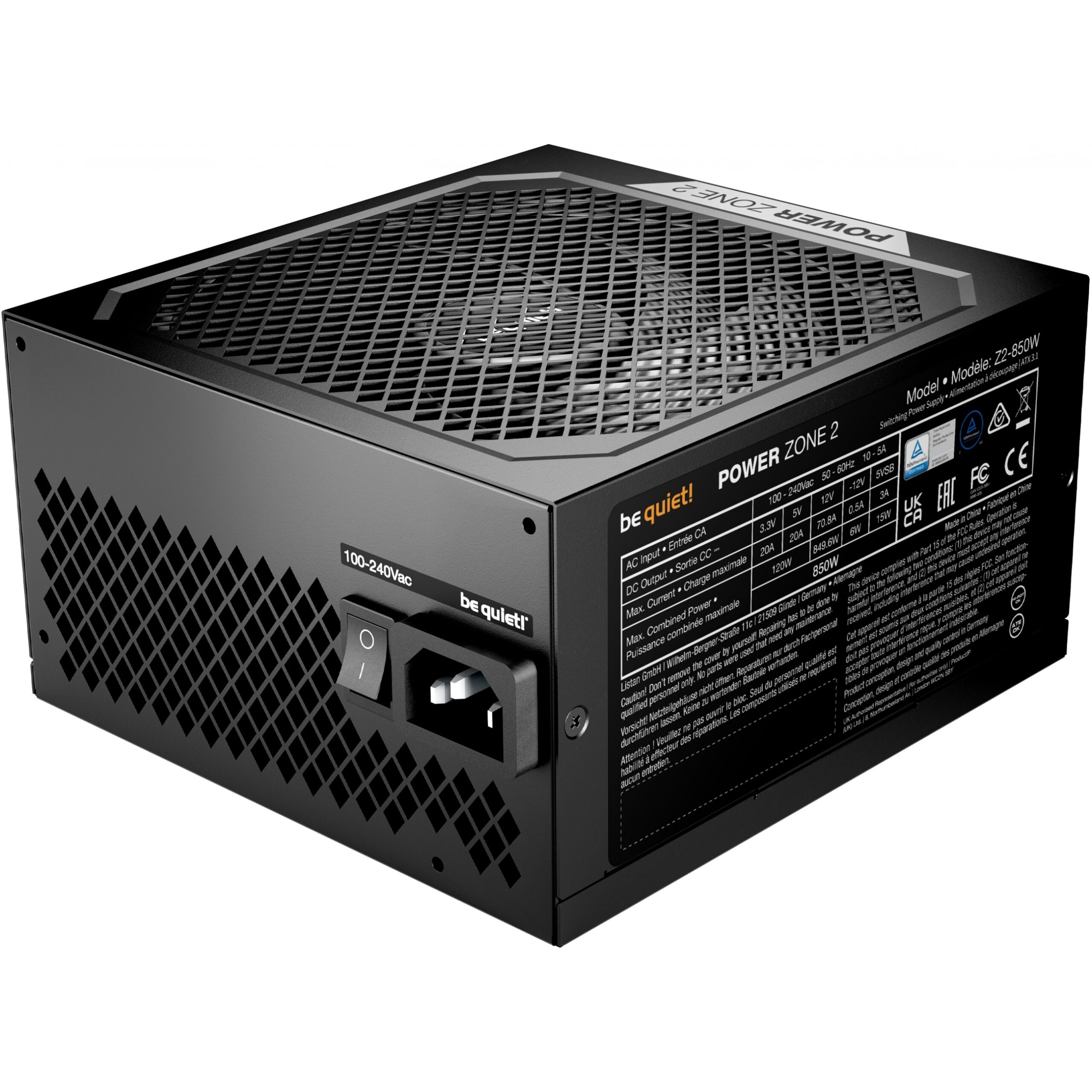Furnizues Energjie PSU 850W be quiet! Power Zone 2 - Figura 3