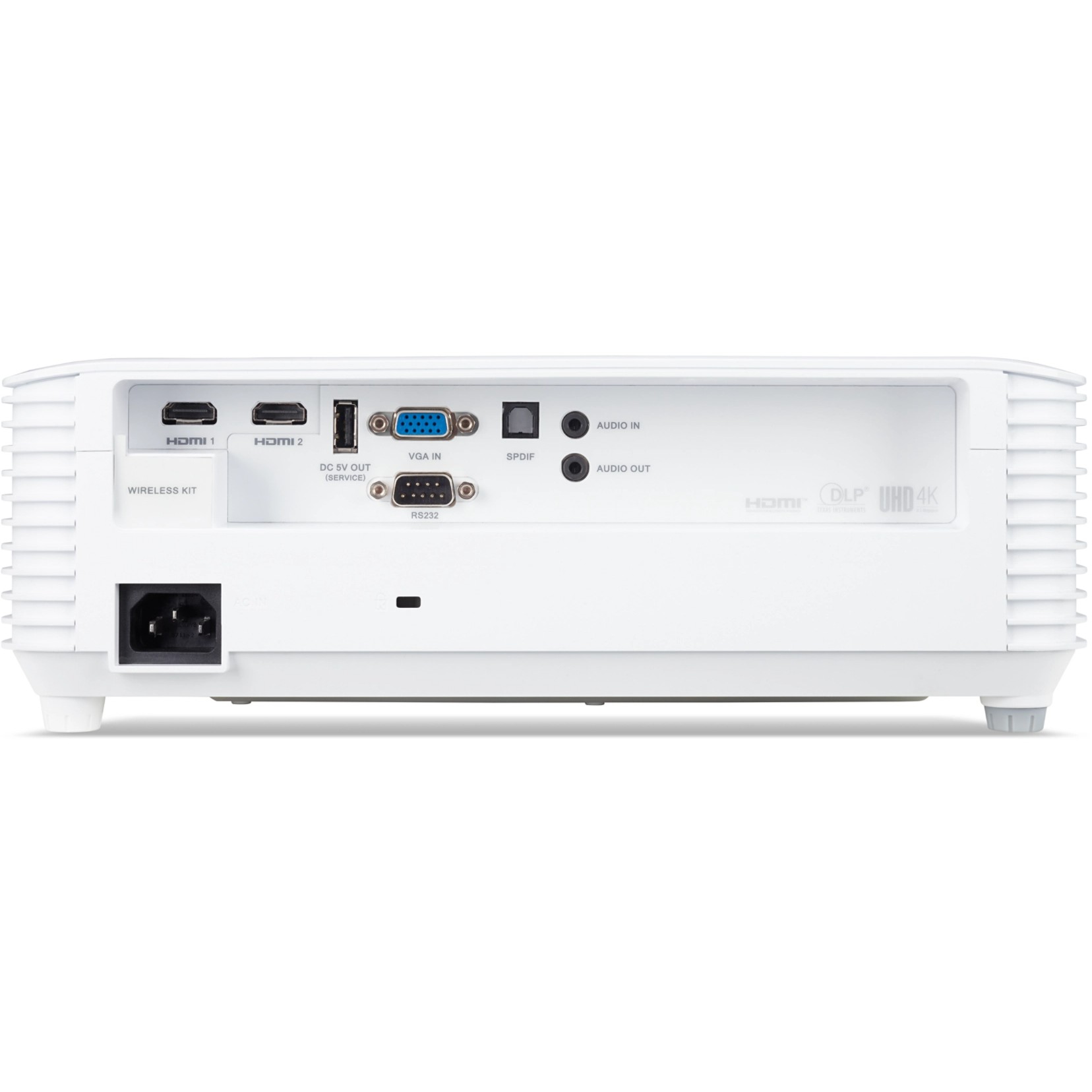 (3840x2160) Acer H6805BDa DLP 4000-Lumen 16:9 HDMI VGA USB Speaker 3D UHD White - Figura 5