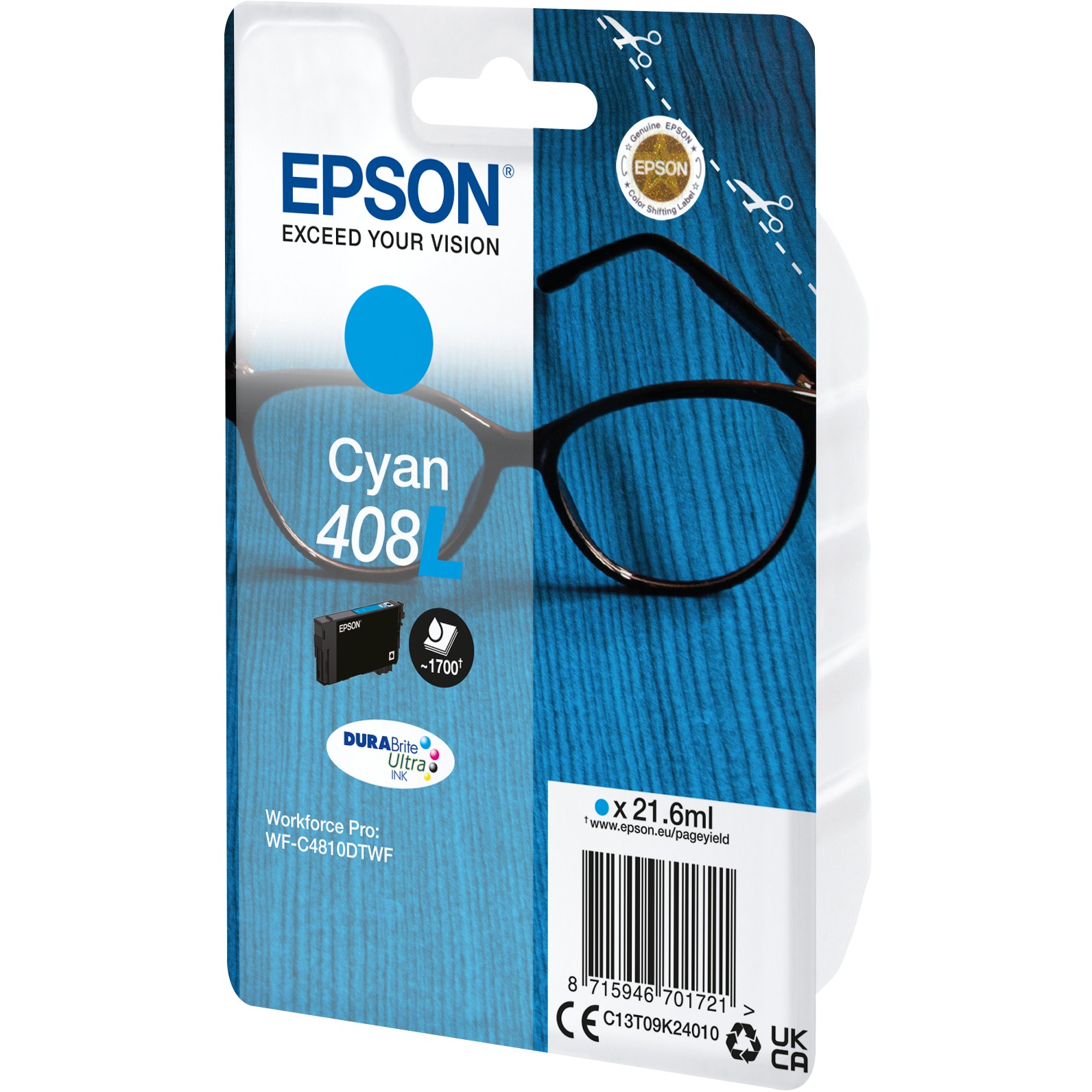 INK Epson 408L C13T09K24010 – Blu - Figura 2