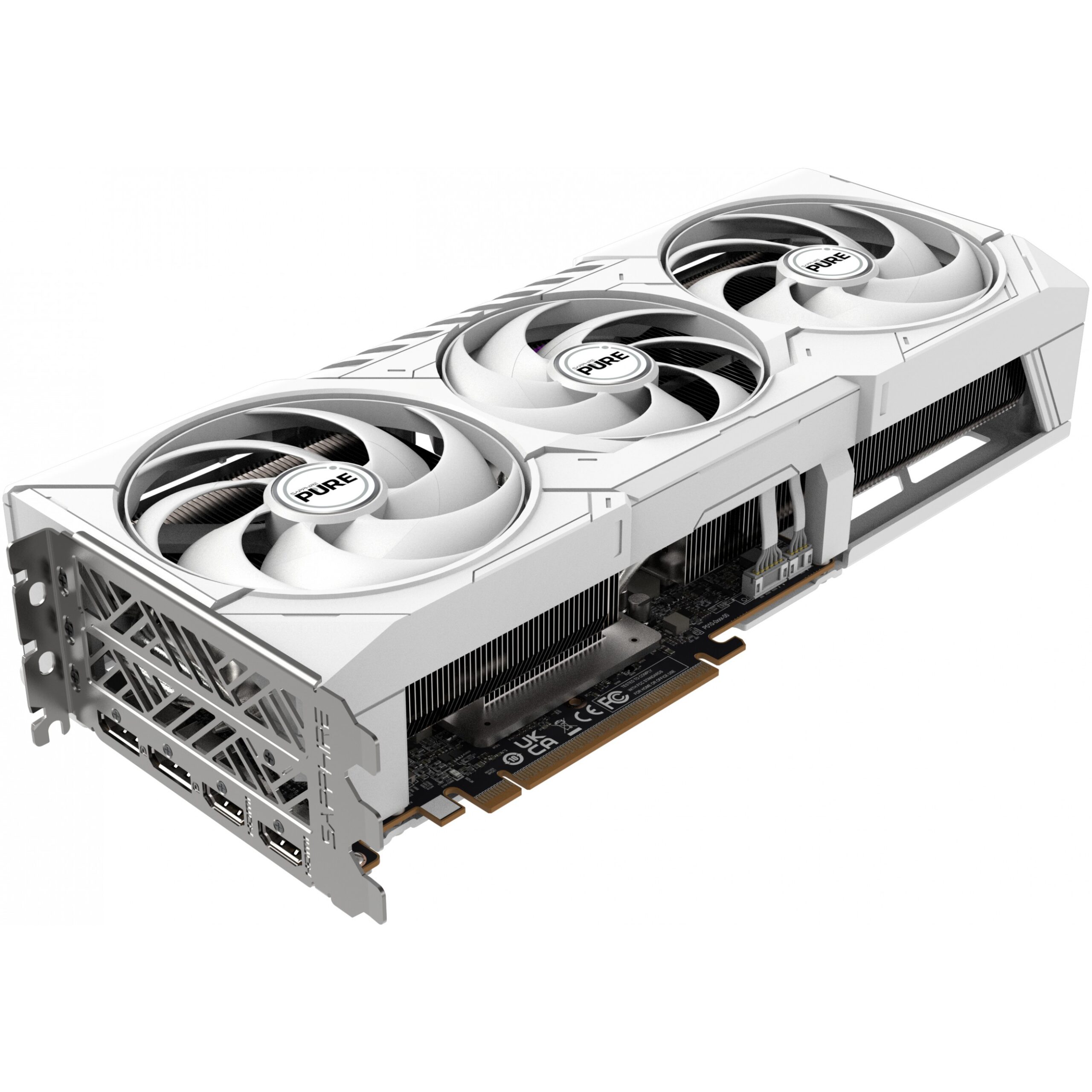 Kartelë grafike RX 9070 16GB Sapphire Pure Radeon OC GDDR6 3 Fan, e bardhë - Figura 2