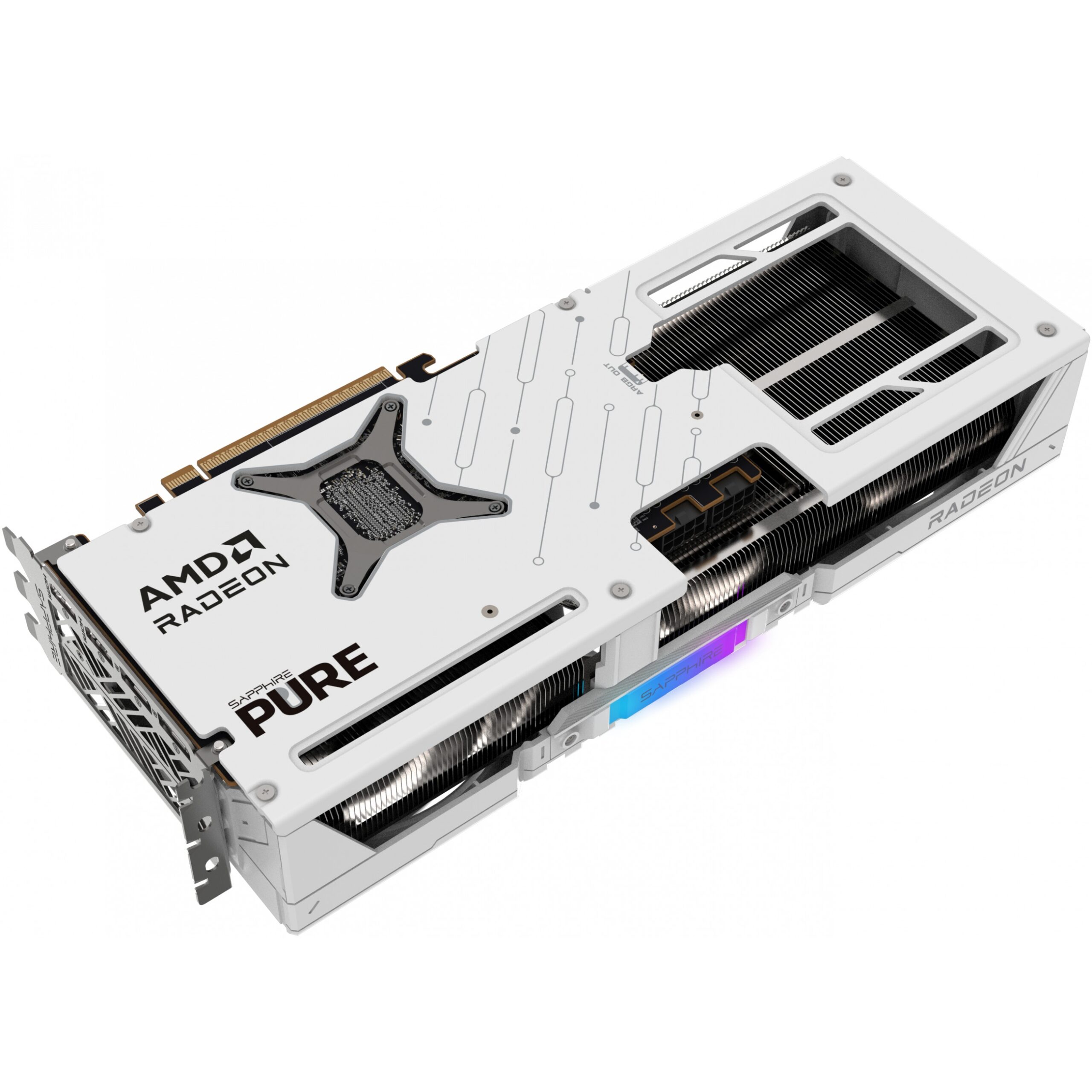Kartelë grafike RX 9070 16GB Sapphire Pure Radeon OC GDDR6 3 Fan, e bardhë - Figura 5