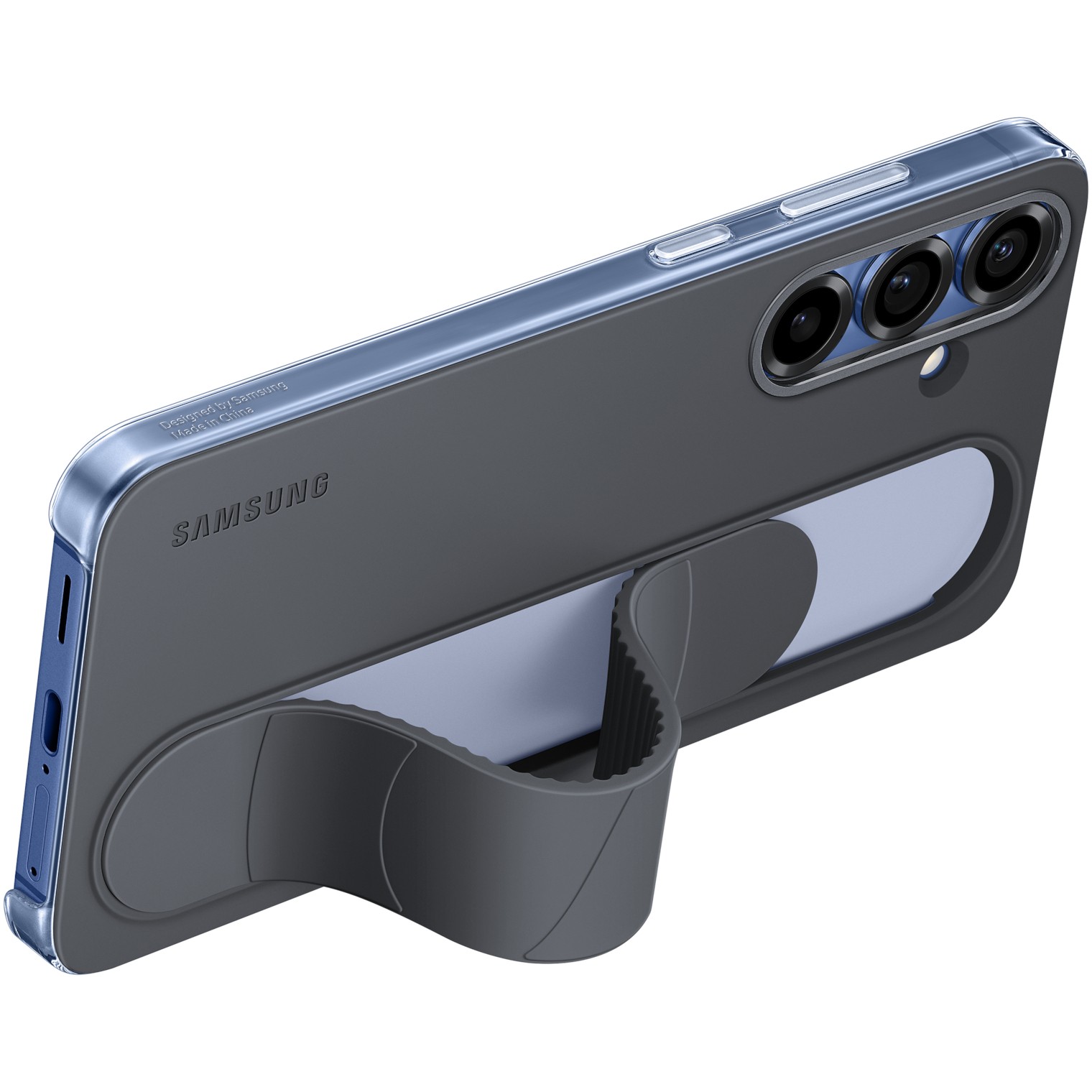 Aksesorë për telefon Samsung / Standing Grip Case / Galaxy S25+ / Zezë - Figura 5