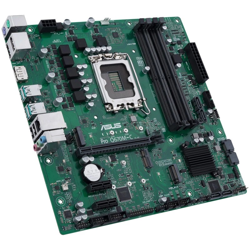 Pllakë Amë MB Intel 1700 ASUS PRO Q670M-C-CSM / LGA 1700 / DDR5 - Figura 2