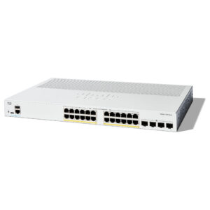Cisco Catalyst C1300-24P-4X Managed 24-Port Gigabit PoE+ Switch me 4x 10G SFP+ Uplink Rackmount