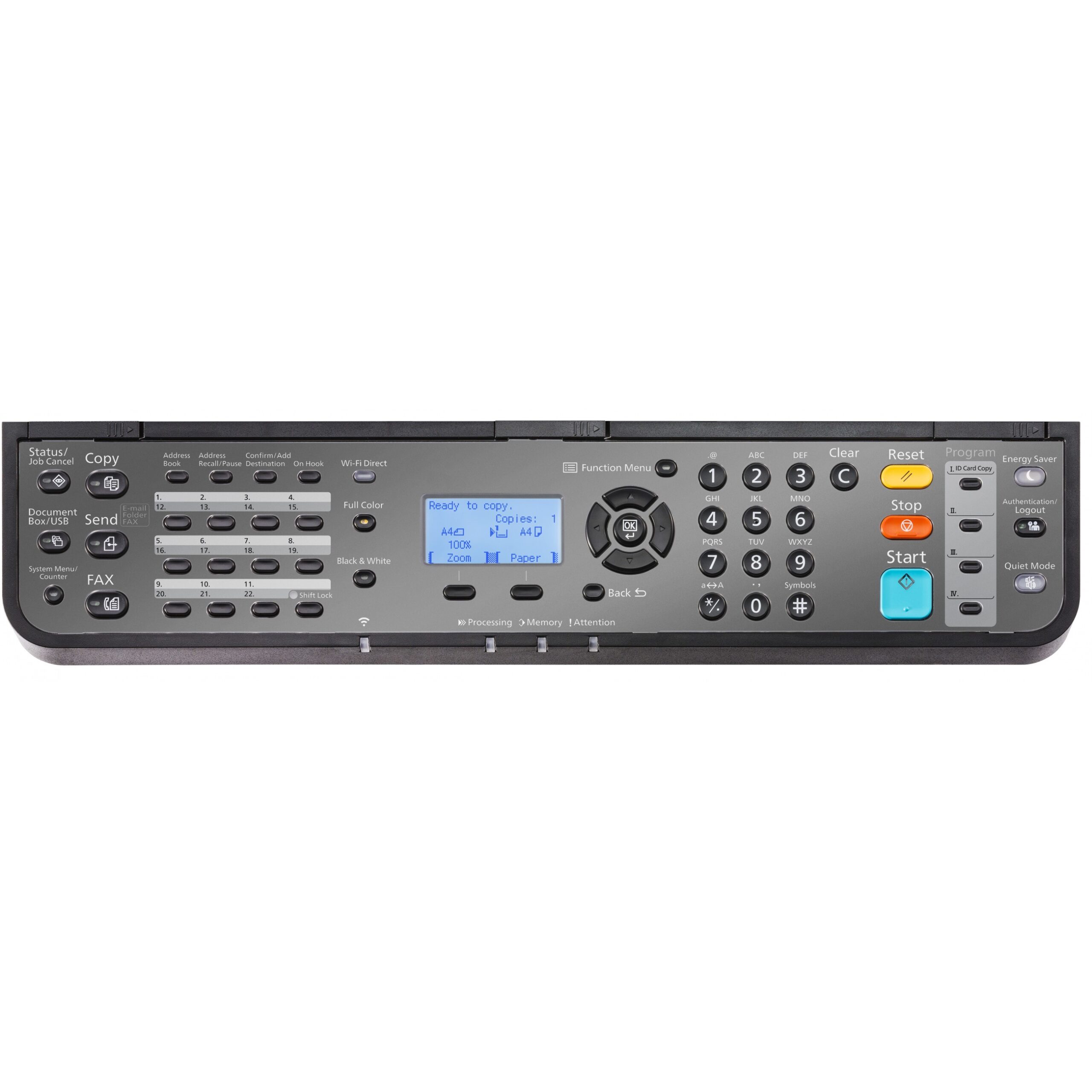Printer Multifunksional Kyocera ECOSYS MA2100cfx A4 Color Laser - Bardhë / Zezë - Figura 3