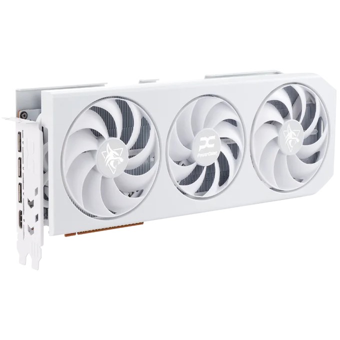RX 9070 XT 16GB PowerColor Hellhound Spectal White OC GDDR6 3Fan - Figura 2