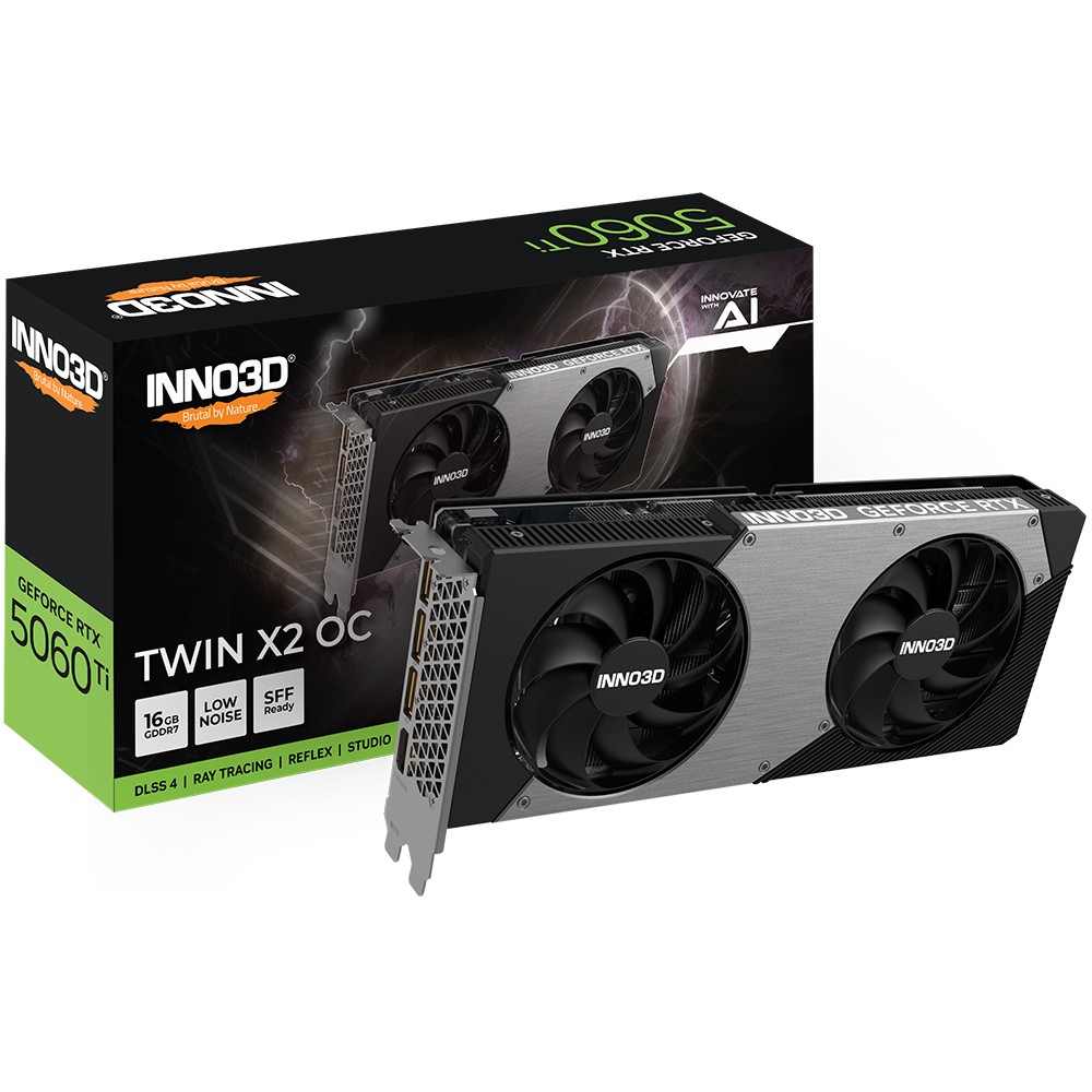 Kartelë Grafike NVIDIA RTX 5060 Ti 16GB GDDR7 Inno3D Twin X2 OC - Figura 3