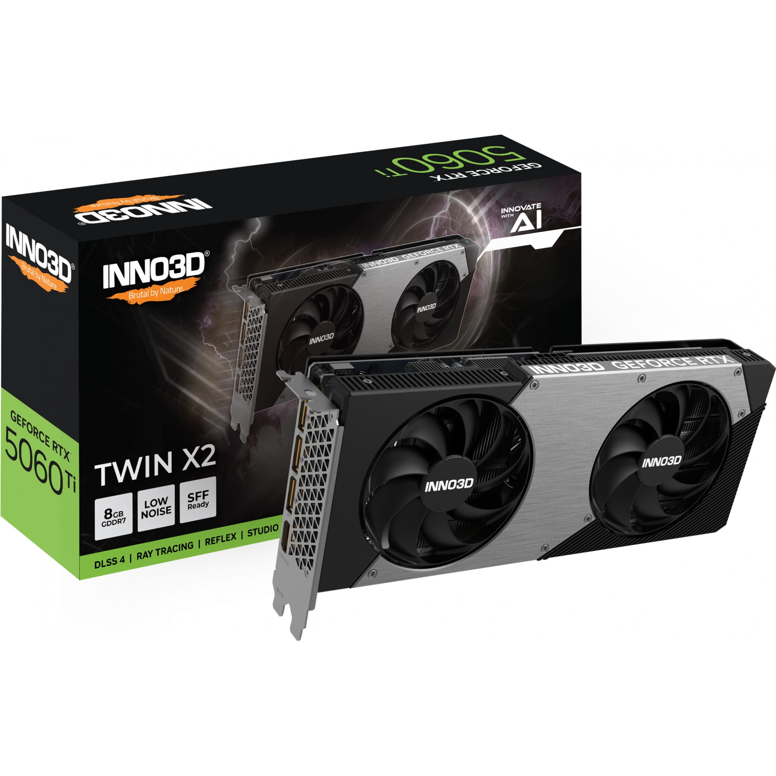 Kartelë Grafike Nvidia RTX 5060 Ti 8GB Inno3D Twin X2 GDDR7 - Figura 3