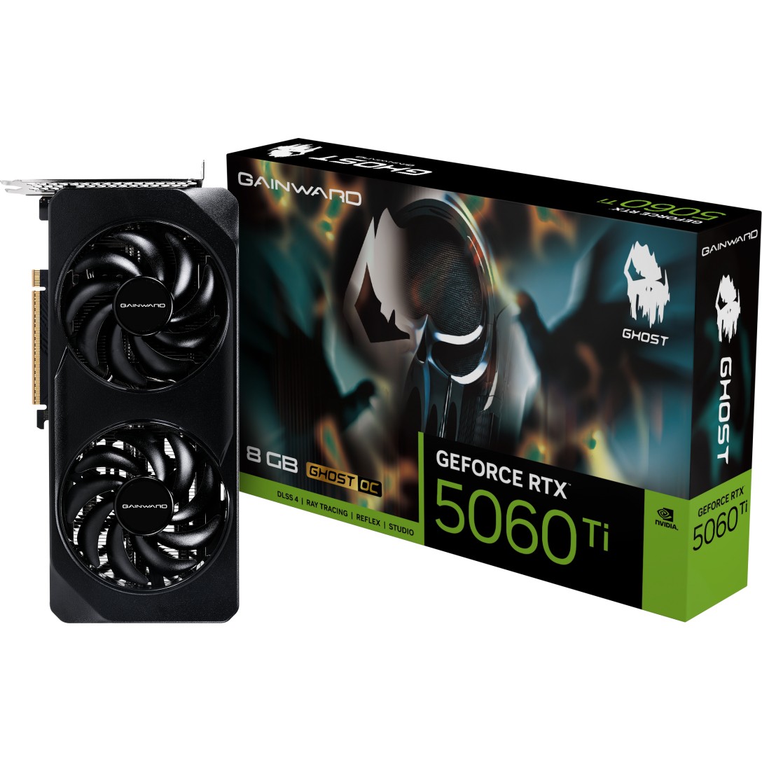 Kartelë Grafike NVIDIA Gainward RTX 5060 Ti Ghost OC 8GB GDDR7 HDMI 3xDP - Figura 3