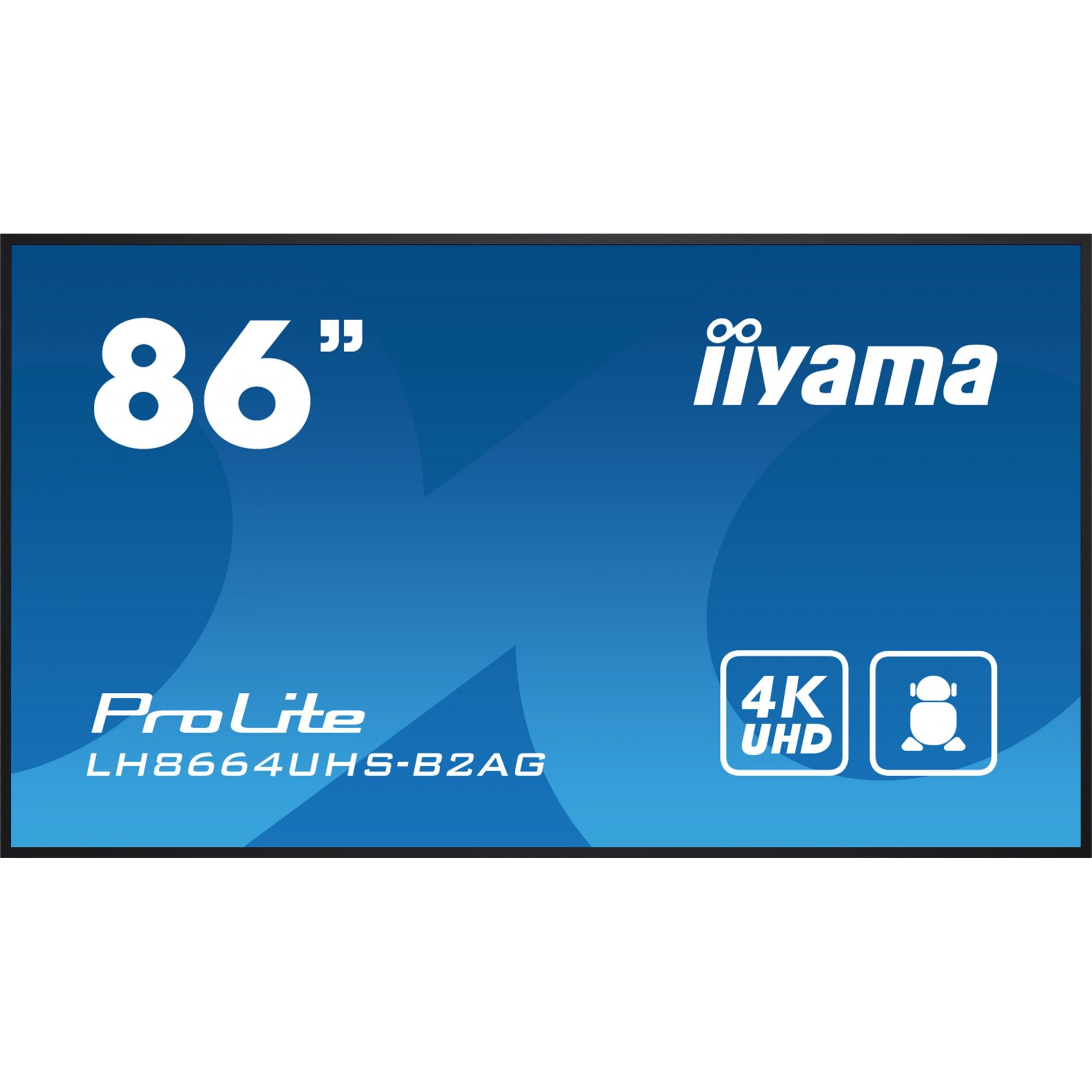 IIYAMA 217.4cm(85.6") LH8664UHS-B2AG 16:9 3xHDMI+2xUSB 4K (Speditionsversand)