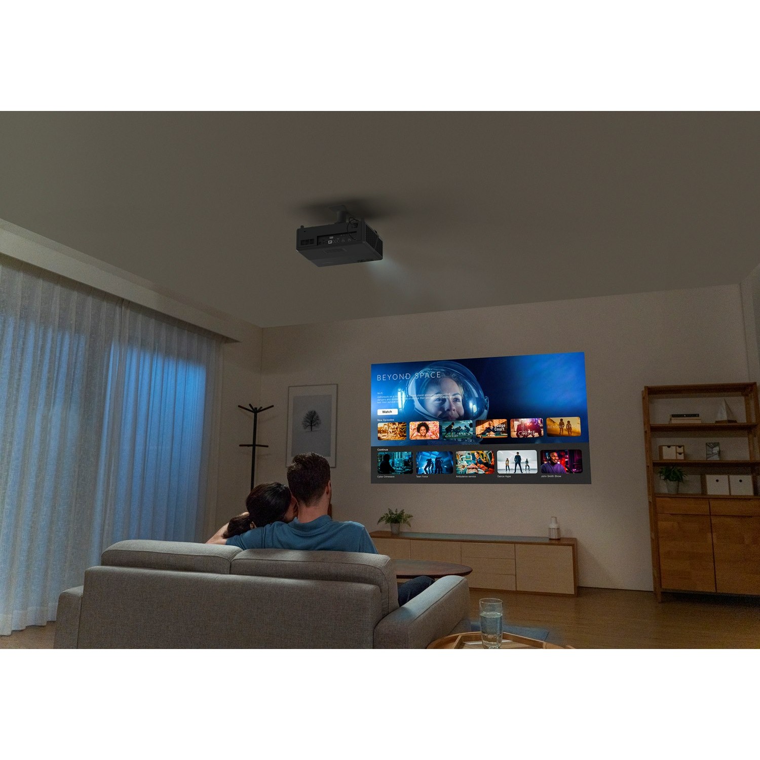 Projektor Optoma UHZ55 / DLP Laser / 3000 Lumen / 4K Ultra HD / 16:9 / 3D / HDMI USB Wi-Fi - Zezë - Figura 3