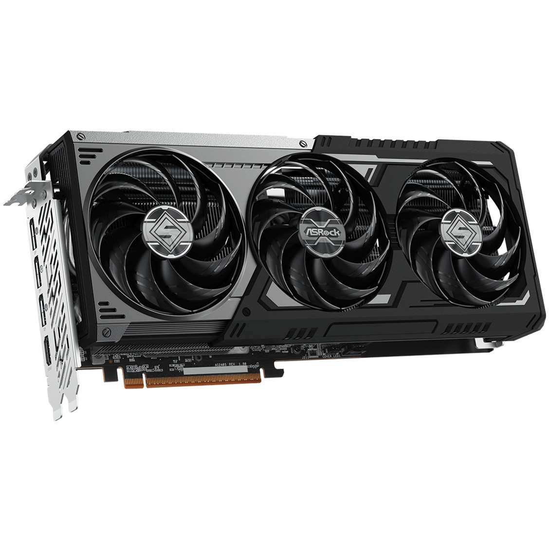 Kartelë Grafike AMD RX 9070XT 16GB ASRock Radeon Steel Legend Dark 3Fan - Figura 3