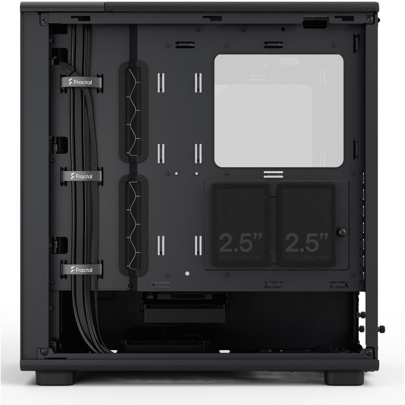 Kasë Midi Tower Fractal / Epoch / TG Light Tint - Zezë - Figura 3