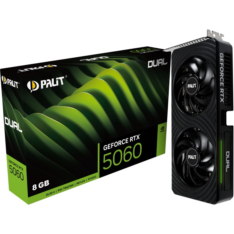 Kartelë Grafike Nvidia RTX 5060 8GB Palit Dual GDDR7 - Figura 3