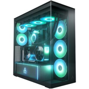 Kasë Tower Arctic Xtender TG / Mirror Window, GPU Vertical Mount – Zezë