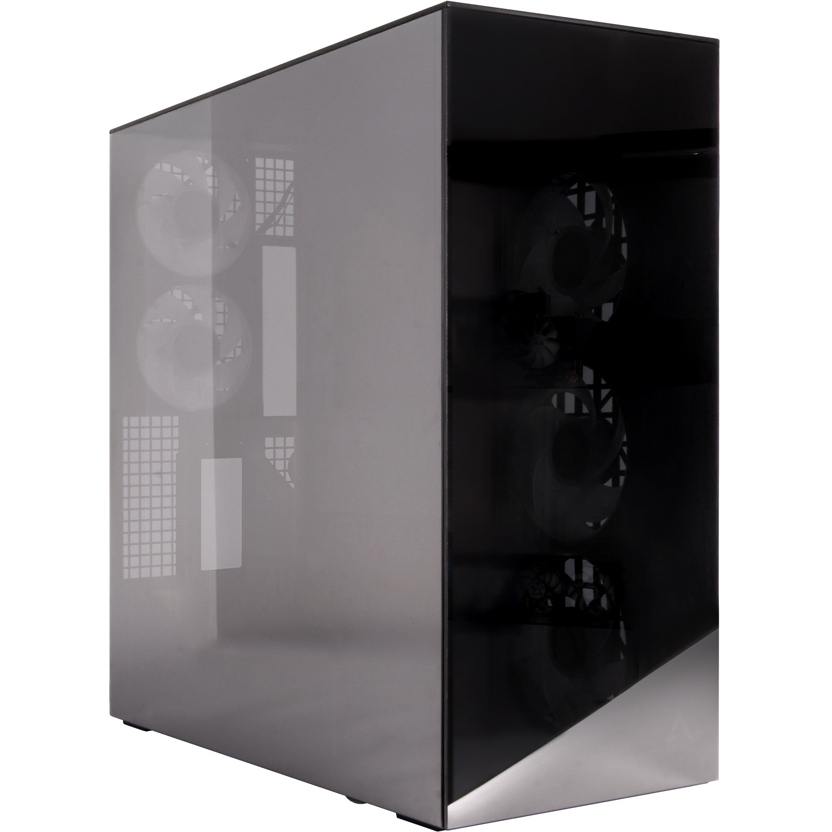 Kasë Tower Arctic Xtender TG / Mirror Window, GPU Vertical Mount – Zezë - Figura 2