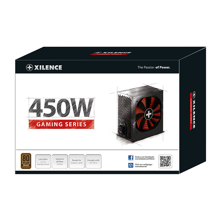 Furnizues Energjie Gaming Xilence XP450R10 / 450W / ATX 2.4 / 80 PLUS Bronze - Figura 4