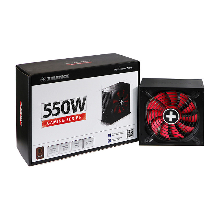 Furnizues Energjie Gaming Xilence XP550R10 / 550W / ATX 2.4 / 80 PLUS Bronze - Figura 2