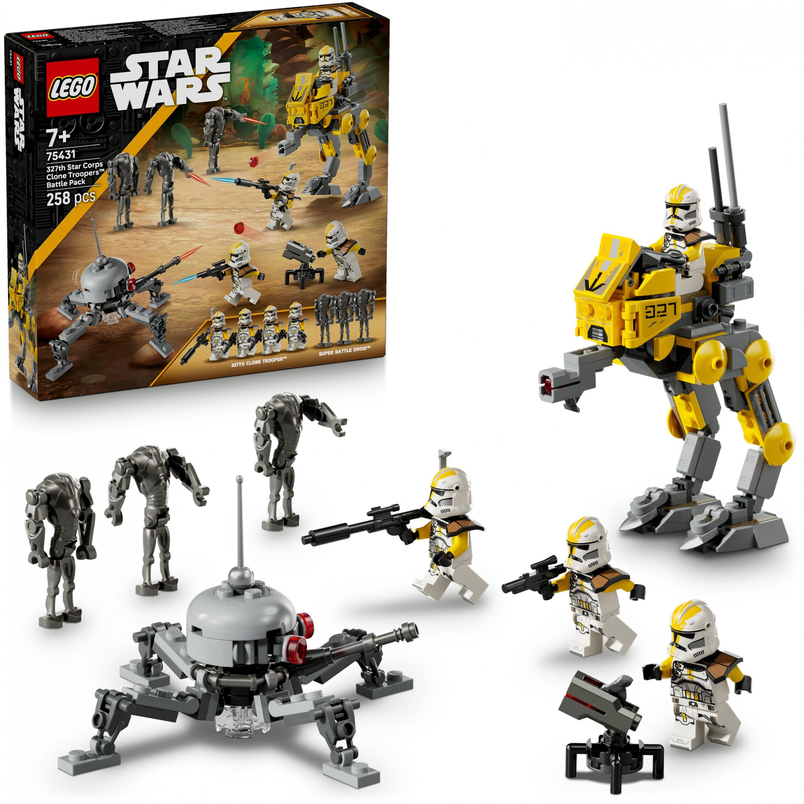 LEGO Star Wars 327th Star Corps Clone Troopers Battle Pack (75431) - Figura 3
