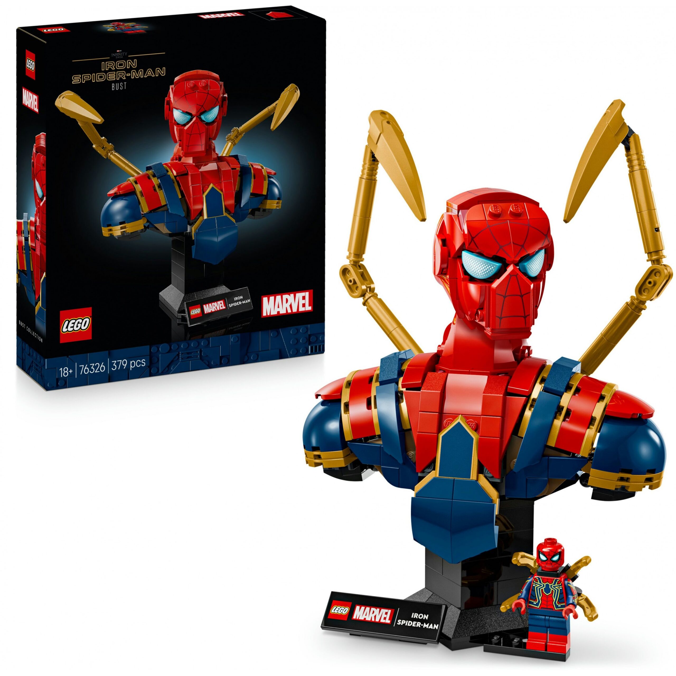LEGO Super Heroes Marvel Iron Spider-Man Bust (76326) - Figura 3