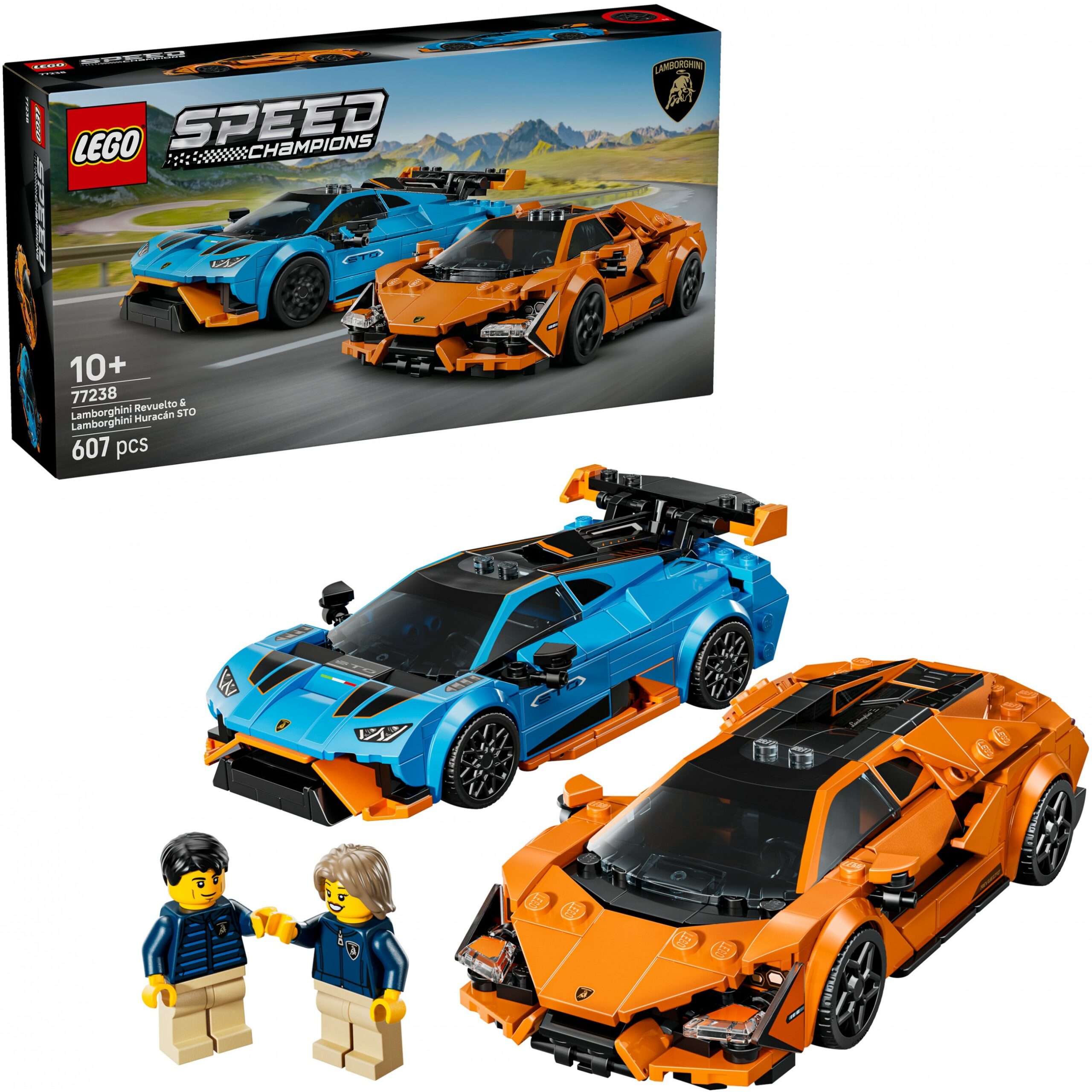 LEGO Speed Champions Lamborghini Revuelto and Huracán STO (77238) - Figura 3